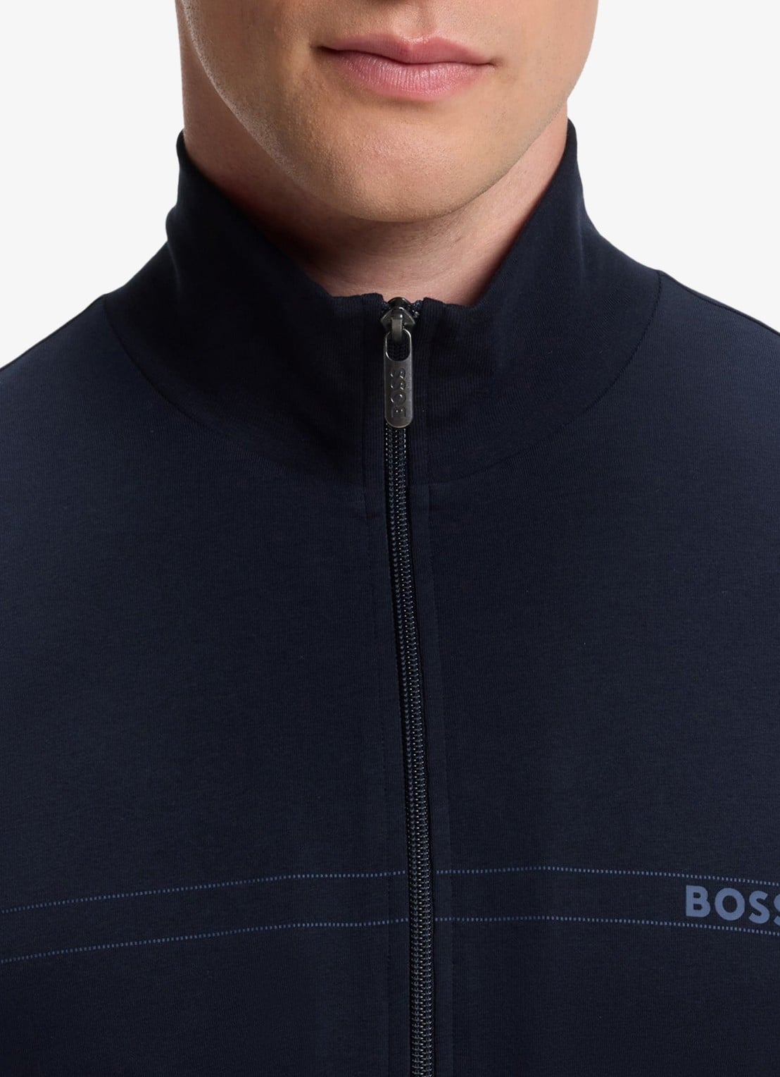 BOSS Loungeset in katoenblend - detail 2 turquoise/aqua-445
