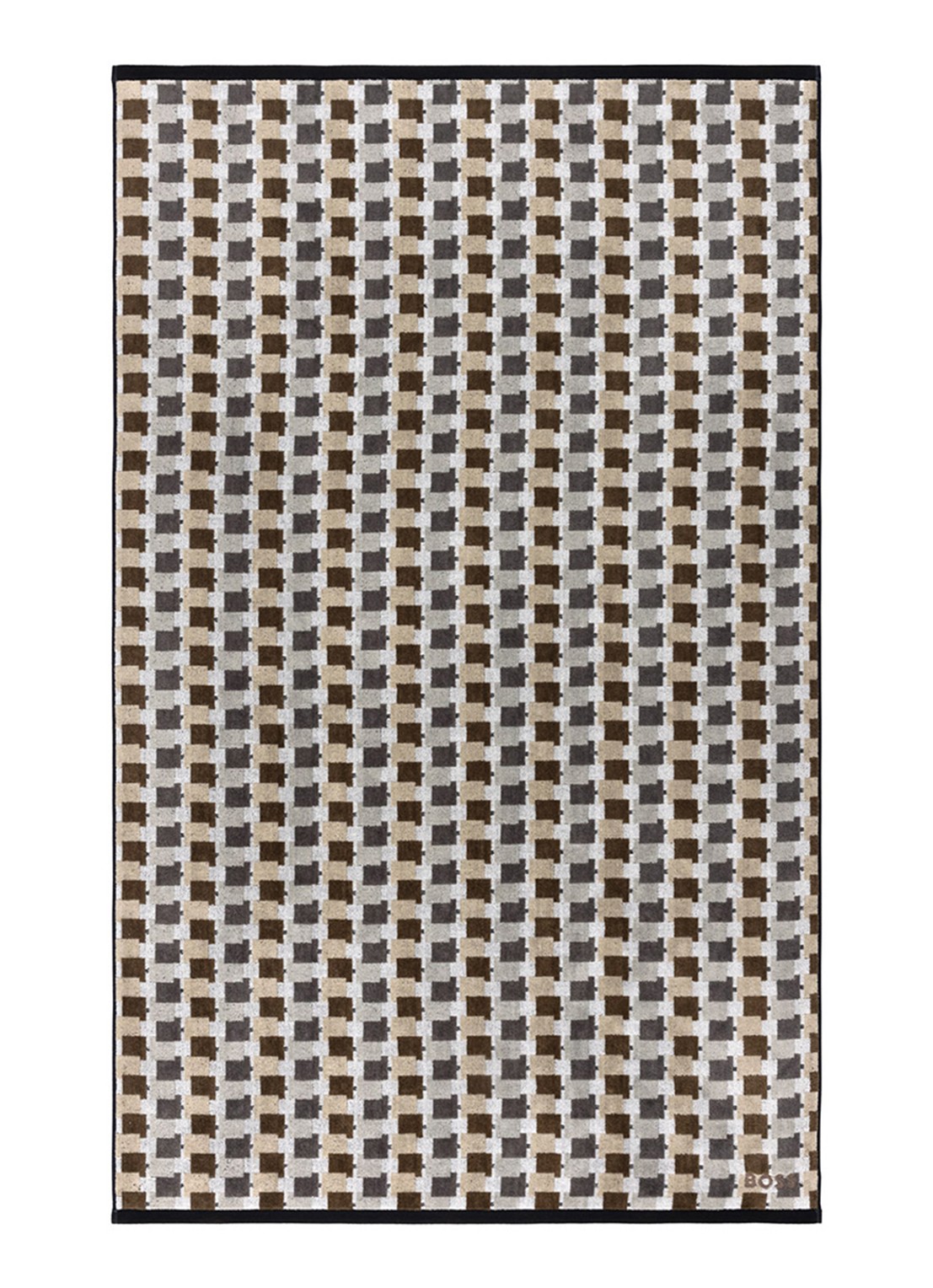 BOSS Lucio badlaken - 90 x 150 cm - voorkant 5 beige
