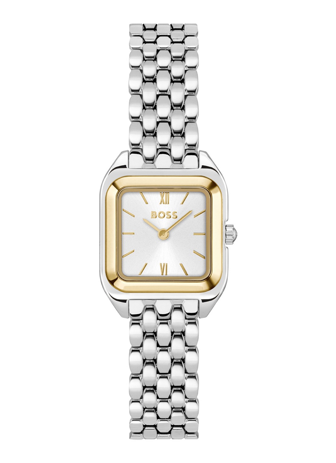 BOSS Mae Petite horloge HB1502821  - voorkant zilver