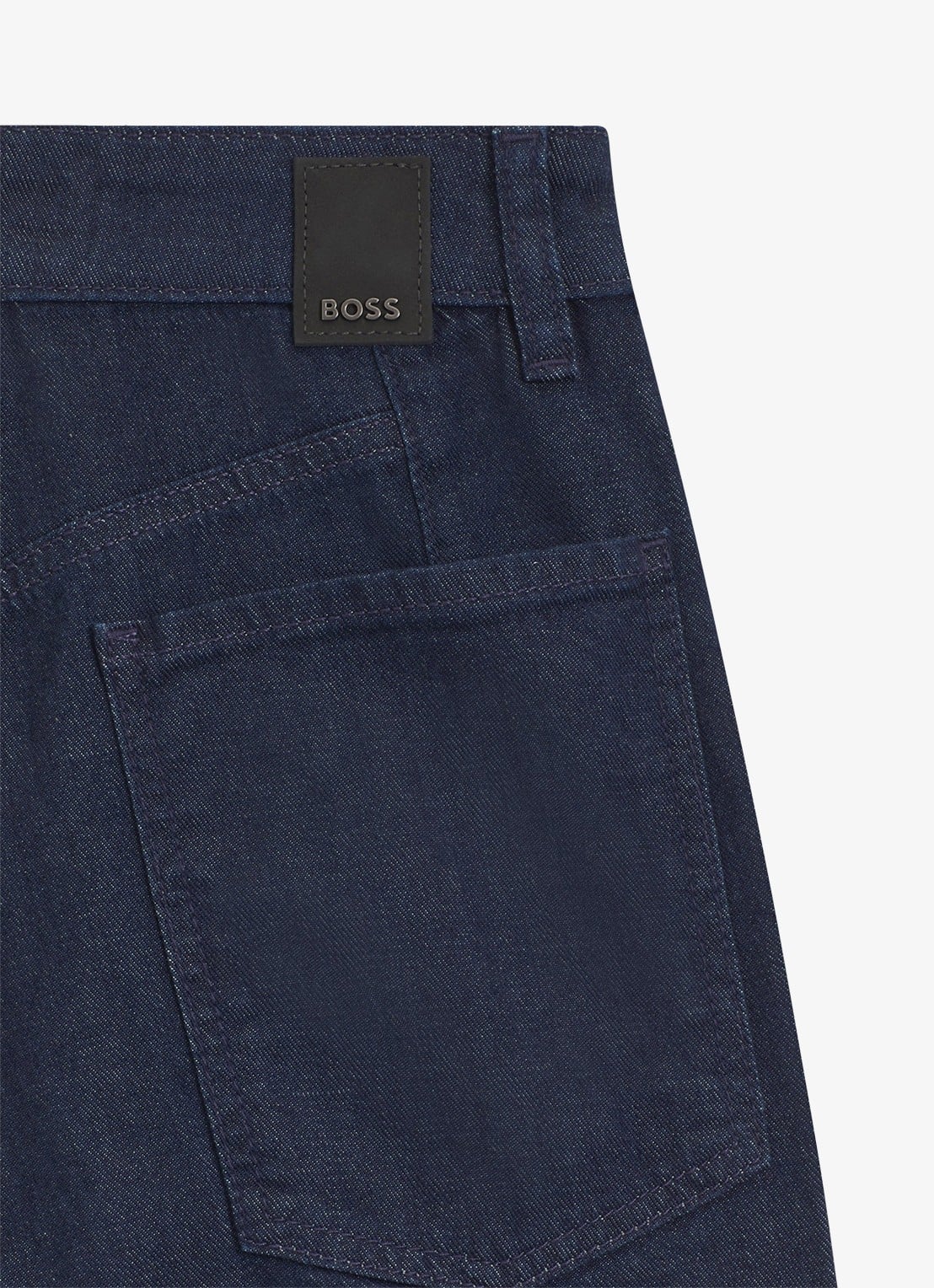 BOSS Mid waist flared jeans met stretch - detail 4 indigo