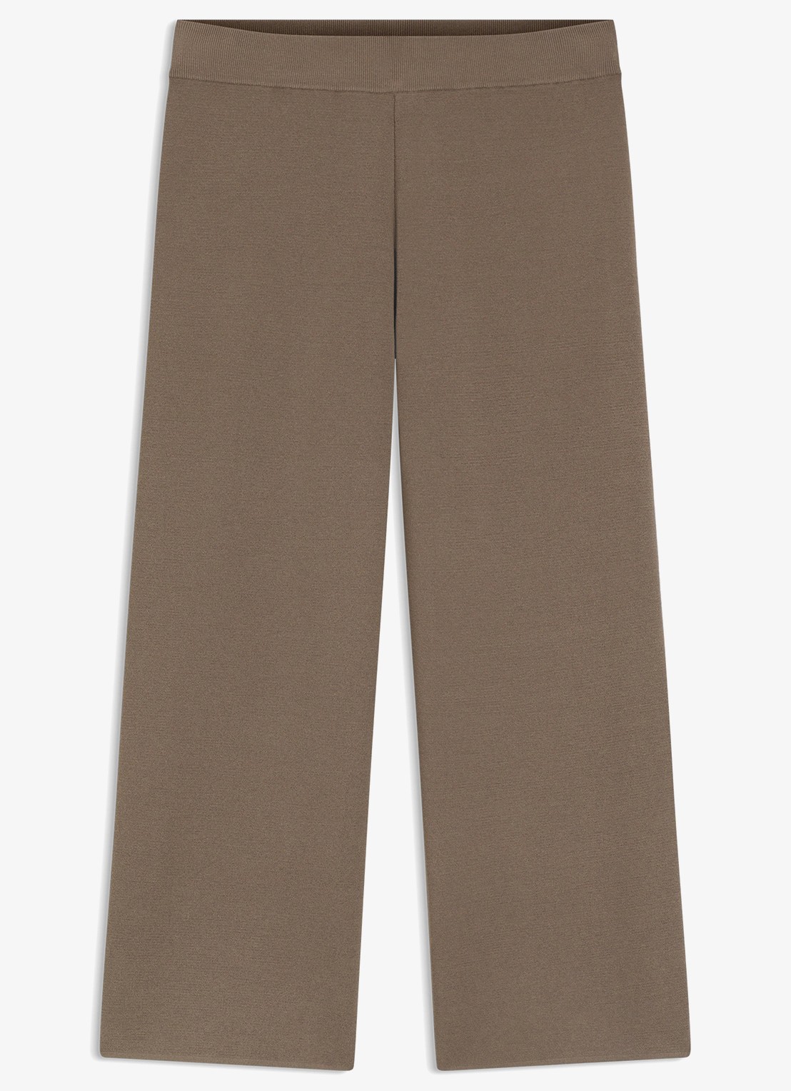 BOSS Mid waist wide fit joggingbroek met rib structuur - detail 2 brown overflow-915 / bruin