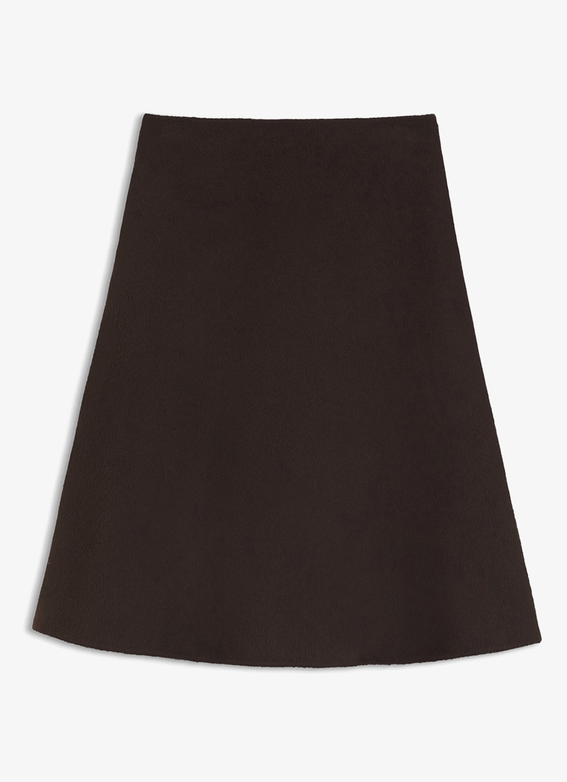BOSS Midi rok - voorkant 4 donkerbruin