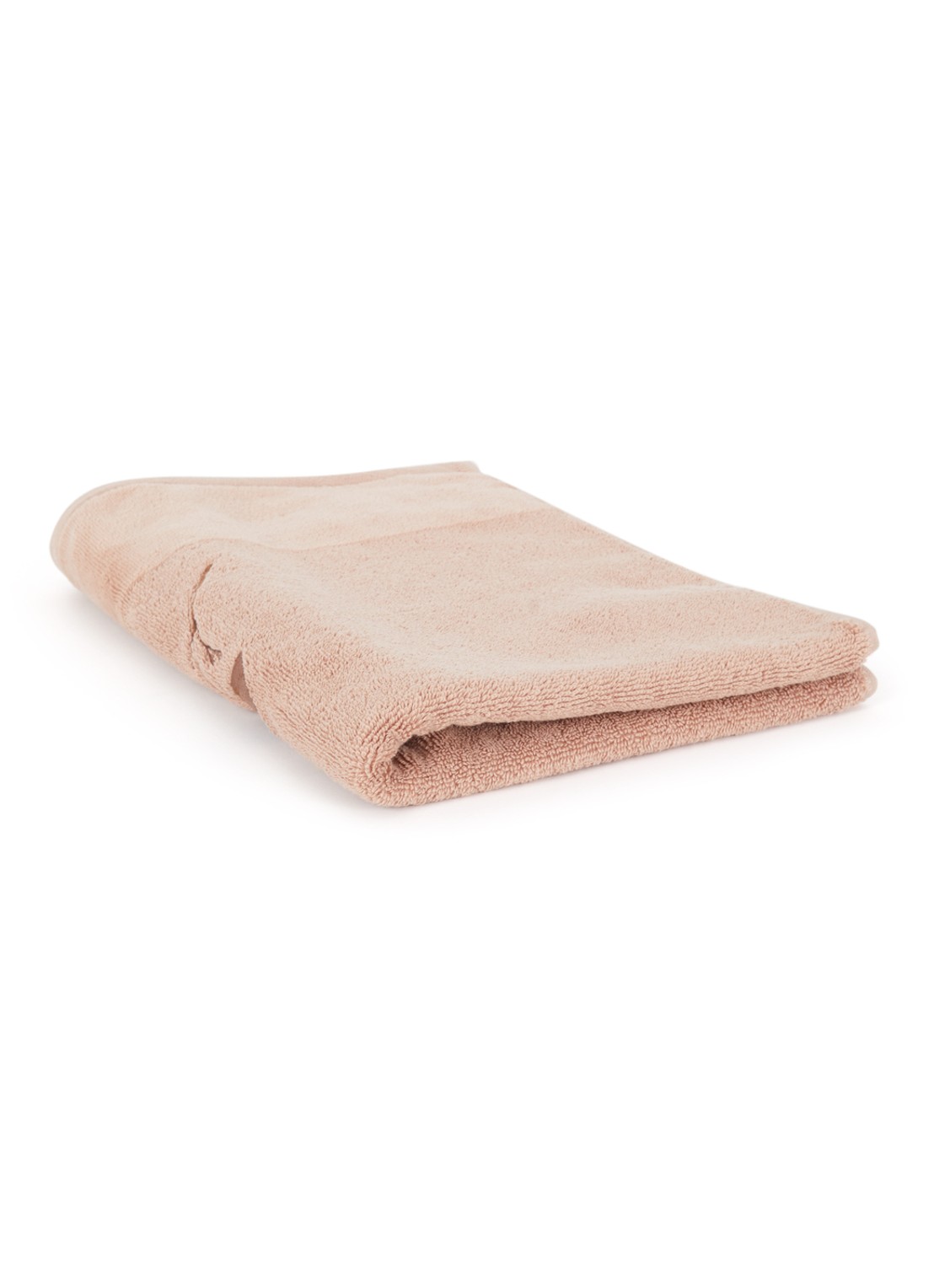 BOSS Midnight badhanddoek 50 x 100 cm - voorkant oudroze