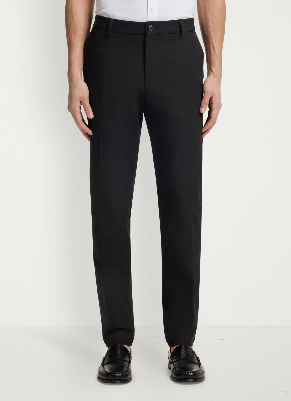 BOSS Modern fit pantalon met steekzakken  - detail 4 black-001 / zwart