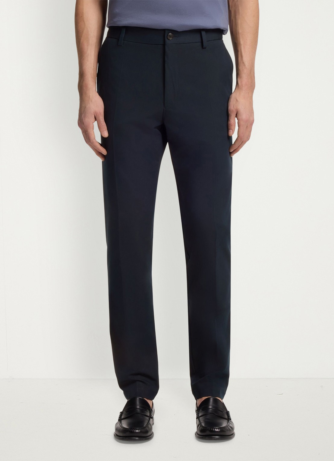 BOSS Modern fit pantalon met steekzakken  - detail 3 dark blue-404 / blauw