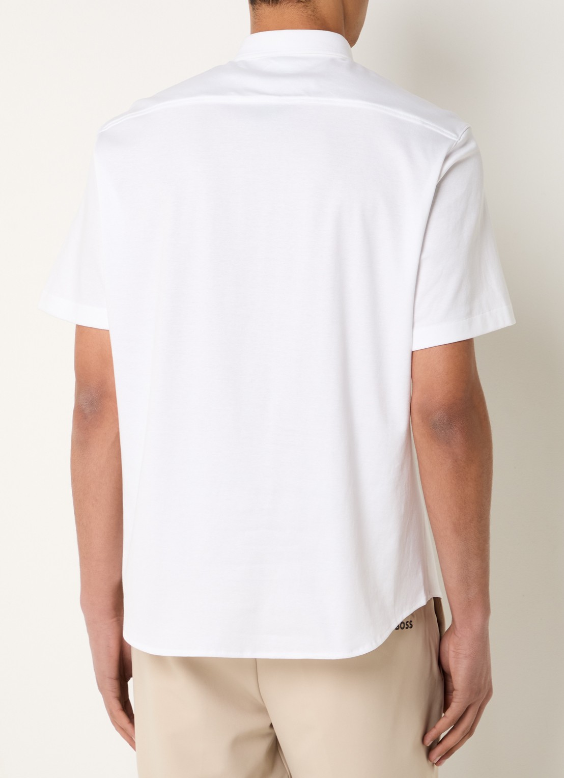 BOSS Motion regular fit overhemd met logo - achterkant 4 wit