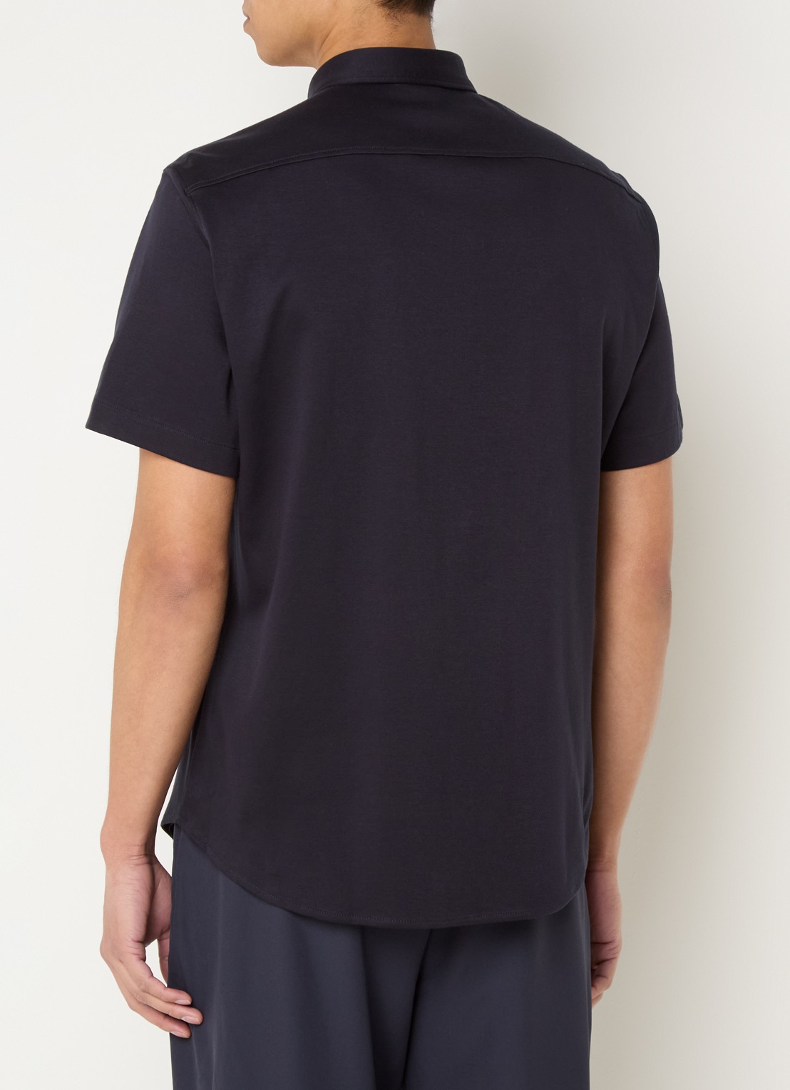 BOSS Motion regular fit overhemd met logo - achterkant donkerblauw