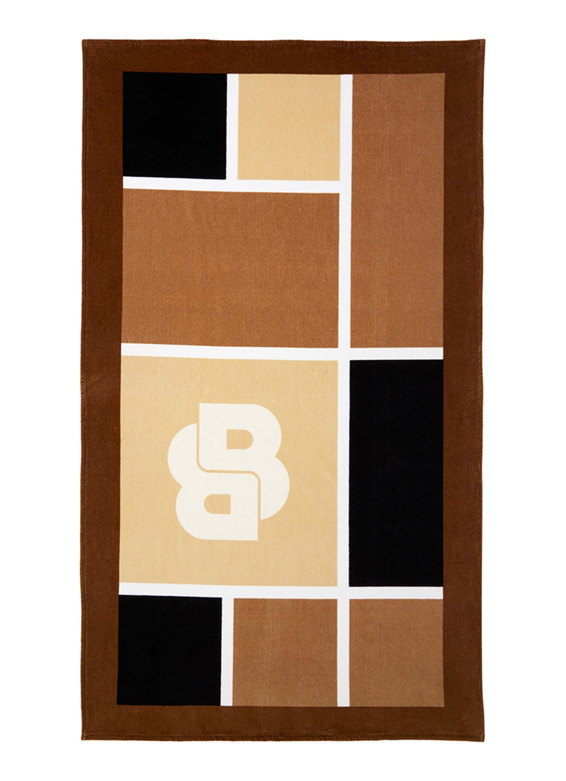 BOSS Oscar strandlaken - 100 x 170 cm - voorkant 2 camel