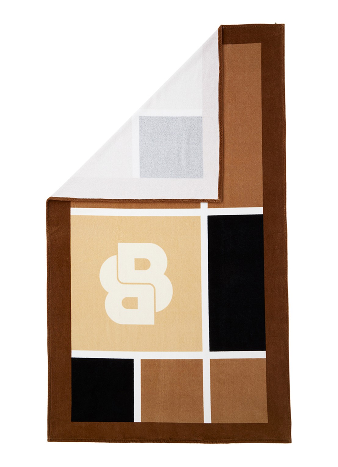 BOSS Oscar strandlaken - 100 x 170 cm - voorkant 3 camel