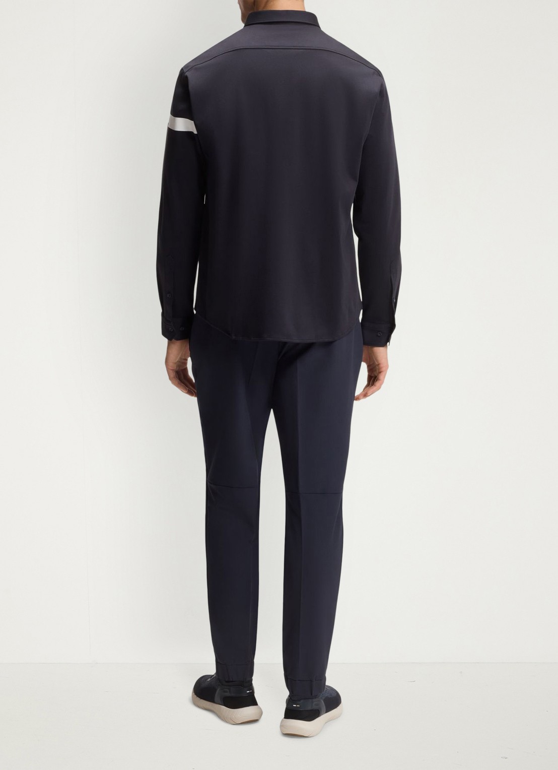 BOSS Overhemd met logo  - achterkant 6 donkerblauw
