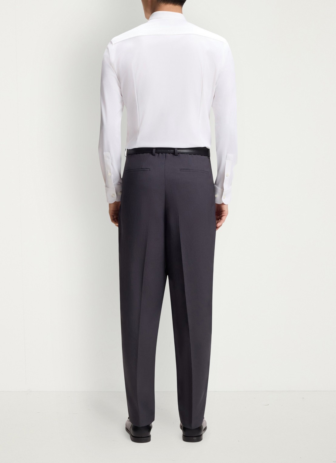 BOSS P-Hank slim fit overhemd met stretch - achterkant 9 wit