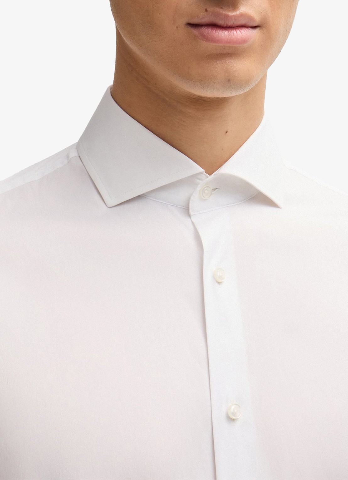 BOSS P-Hank-Spread slim fit overhemd - detail 5 wit