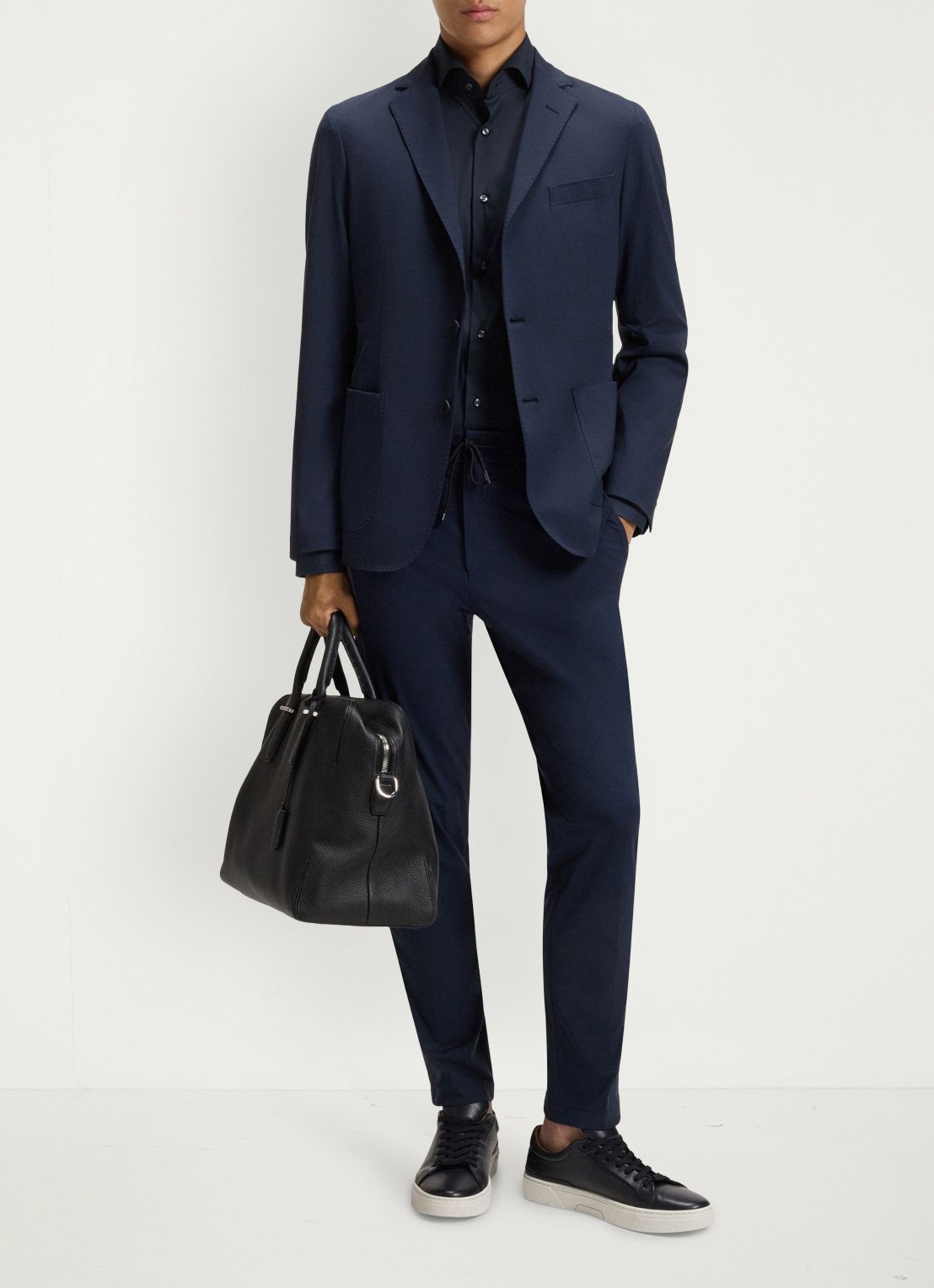 BOSS P-Hank-Spread slim fit overhemd - voorkant 5 blauw