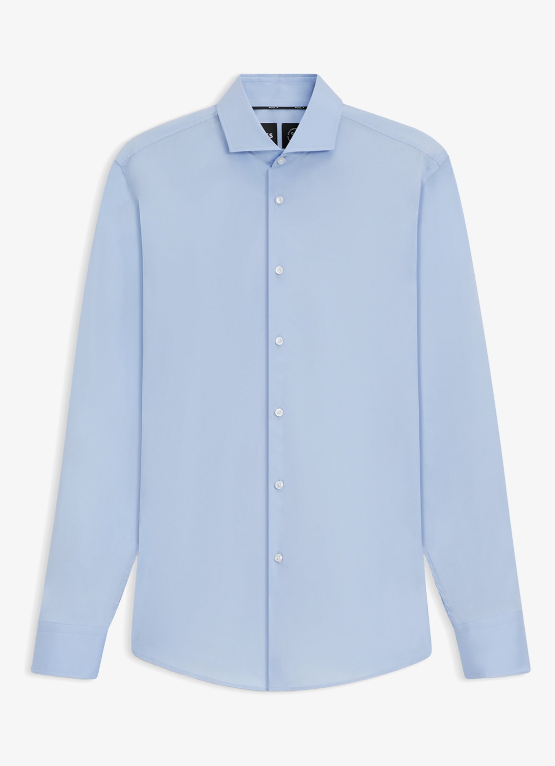 BOSS P-Hank-Spread slim fit overhemd - voorkant lichtblauw