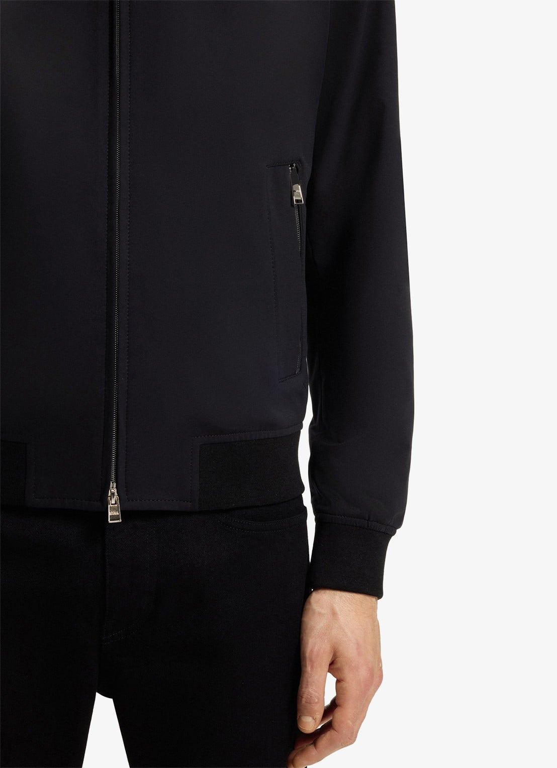 BOSS P-Hanry bomberjack met ritszakken - detail 5 zwart