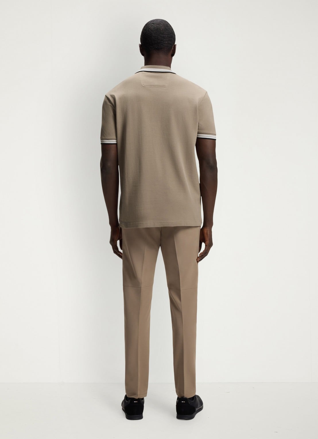 BOSS Paddy-polo van katoenpiqué - achterkant light/pastel green-336 / groen