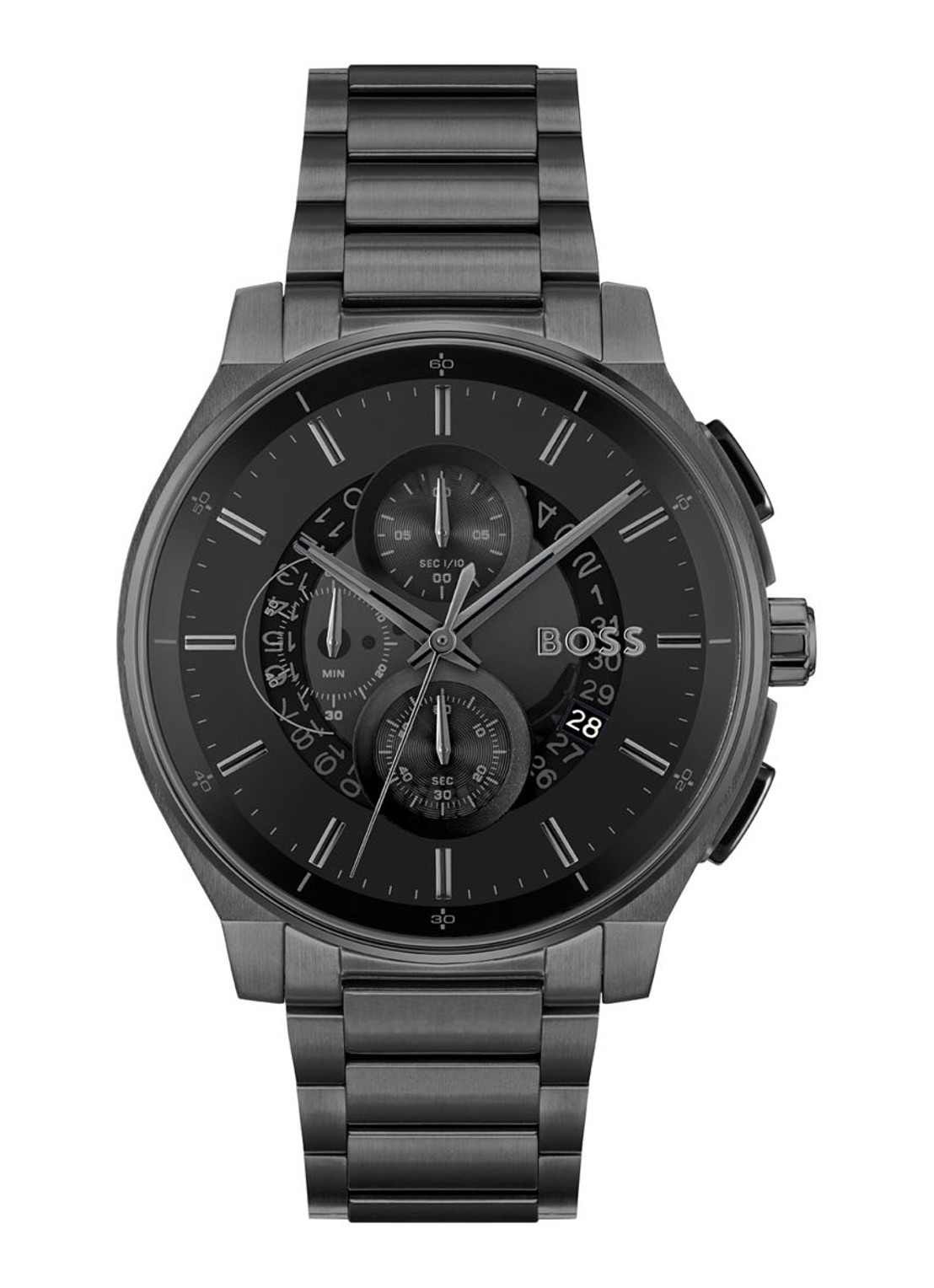 BOSS Peak 2.0 horloge HB1514192  - voorkant zwart