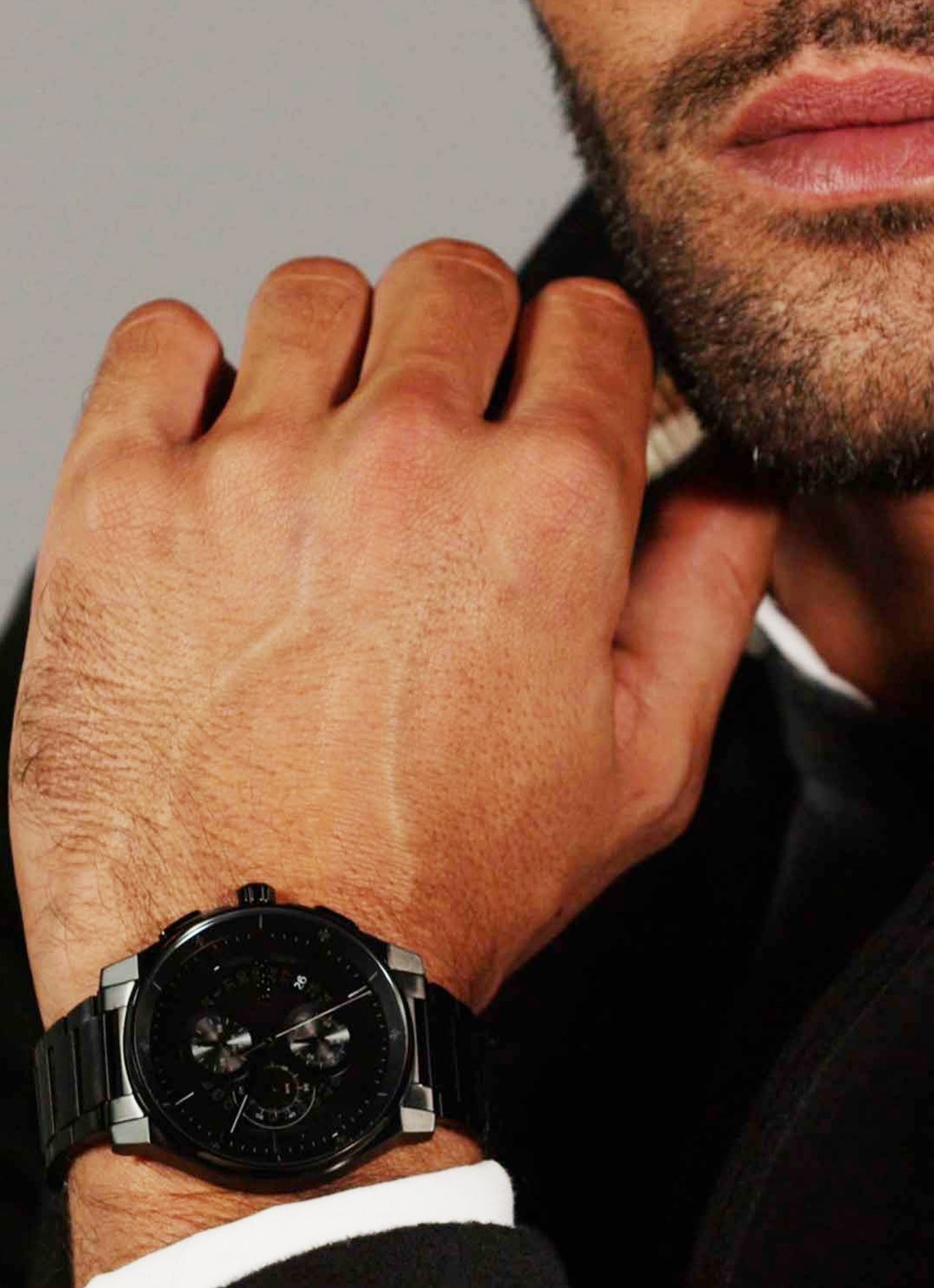 BOSS Peak 2.0 horloge HB1514192  - voorkant 2 zwart