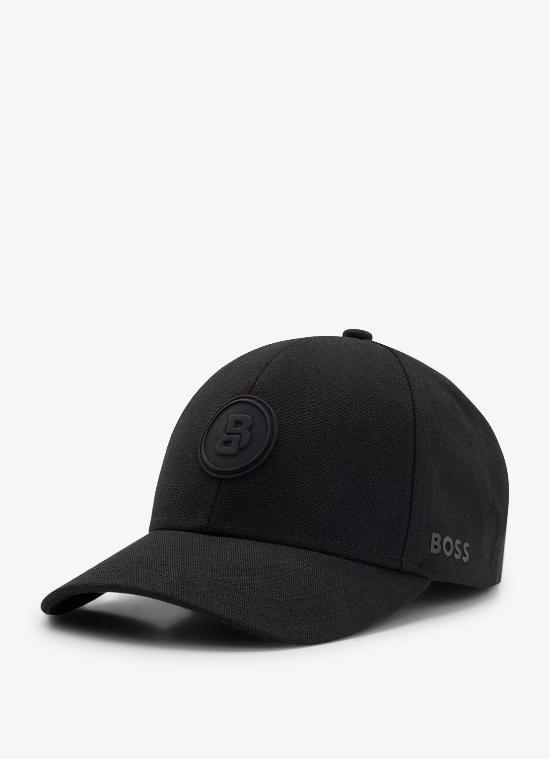 BOSS Pet met logo - achterkant zwart