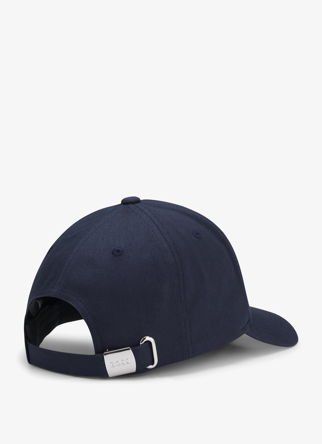 BOSS Pet met logoborduring - detail 3 donkerblauw