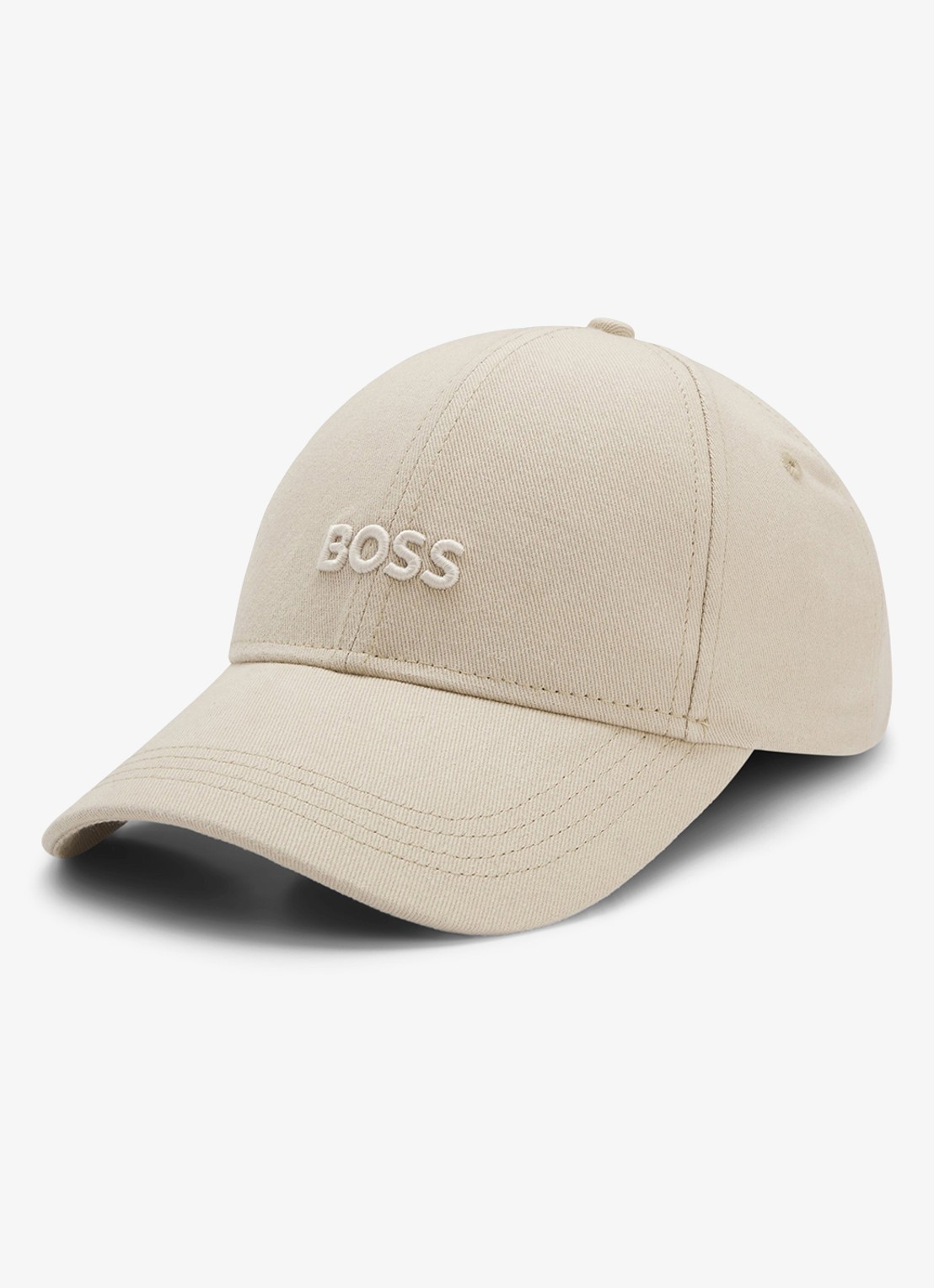 BOSS Pet met logoborduring - achterkant light beige-275 / beige