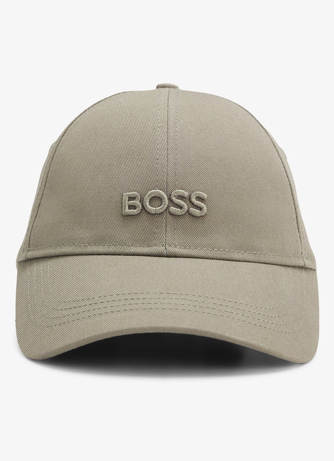 BOSS Pet met logoborduring - voorkant 3 dark green-308 / groen