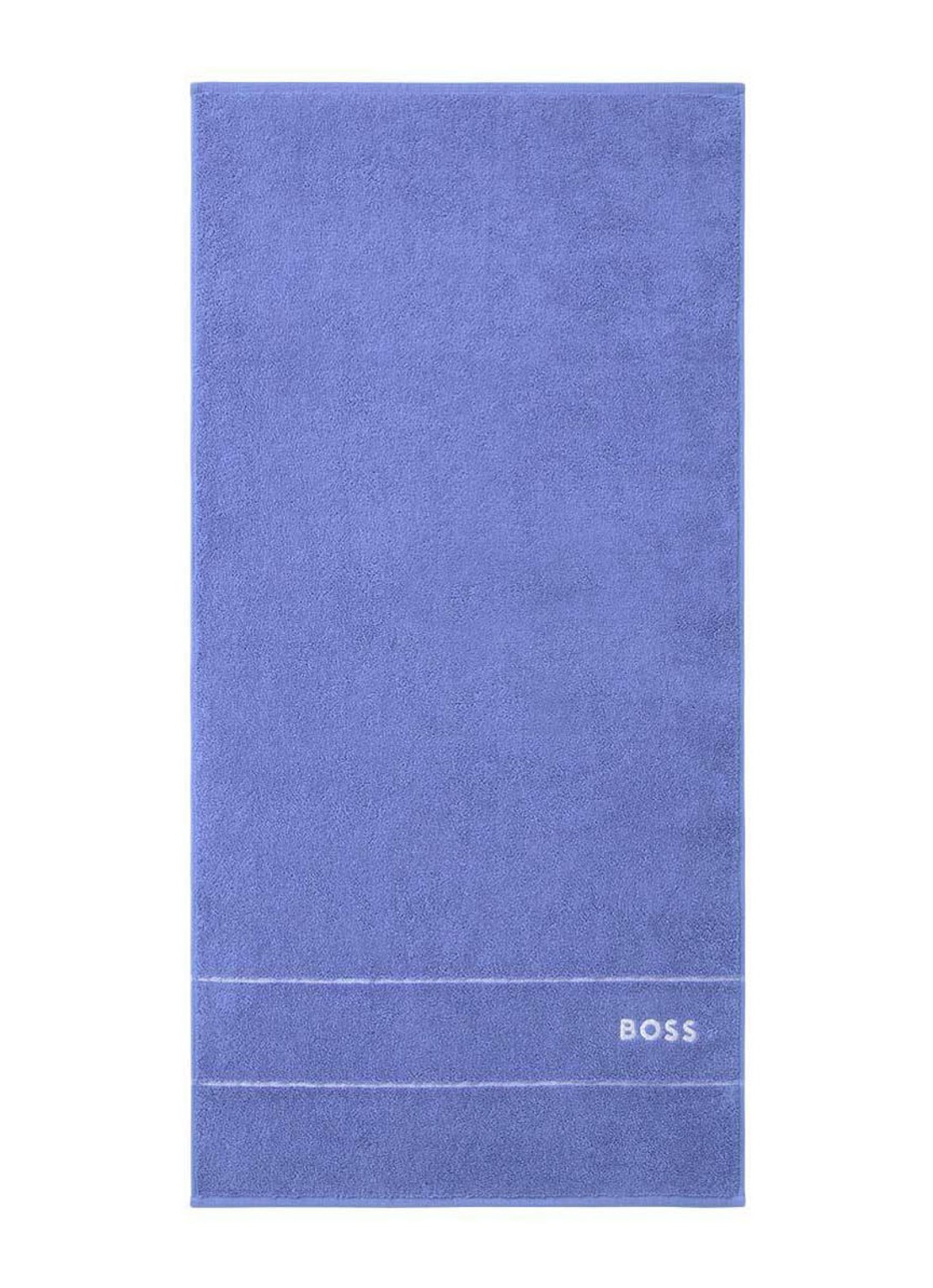 BOSS Plain badhanddoek - 600 g/m2 - 50 x 100 cm - voorkant 2 paars