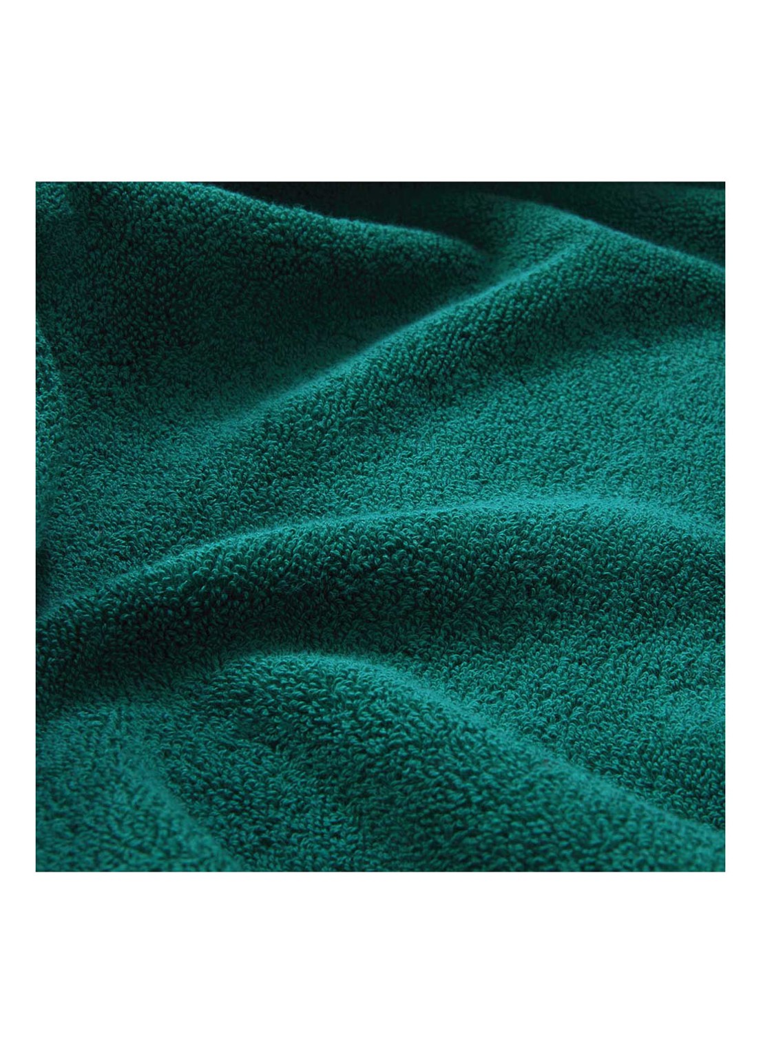BOSS Plain badhanddoek - 600 g/m2 - 50 x 100 cm - detail 4 donkergroen