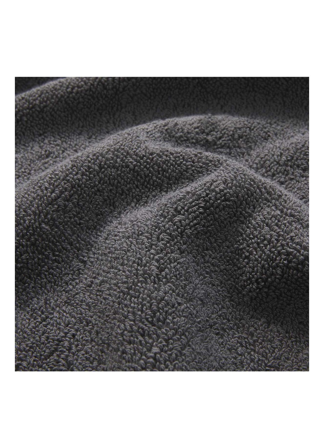 BOSS Plain badhanddoek - 600 g/m2 - 50 x 100 cm - detail 5 donkergrijs