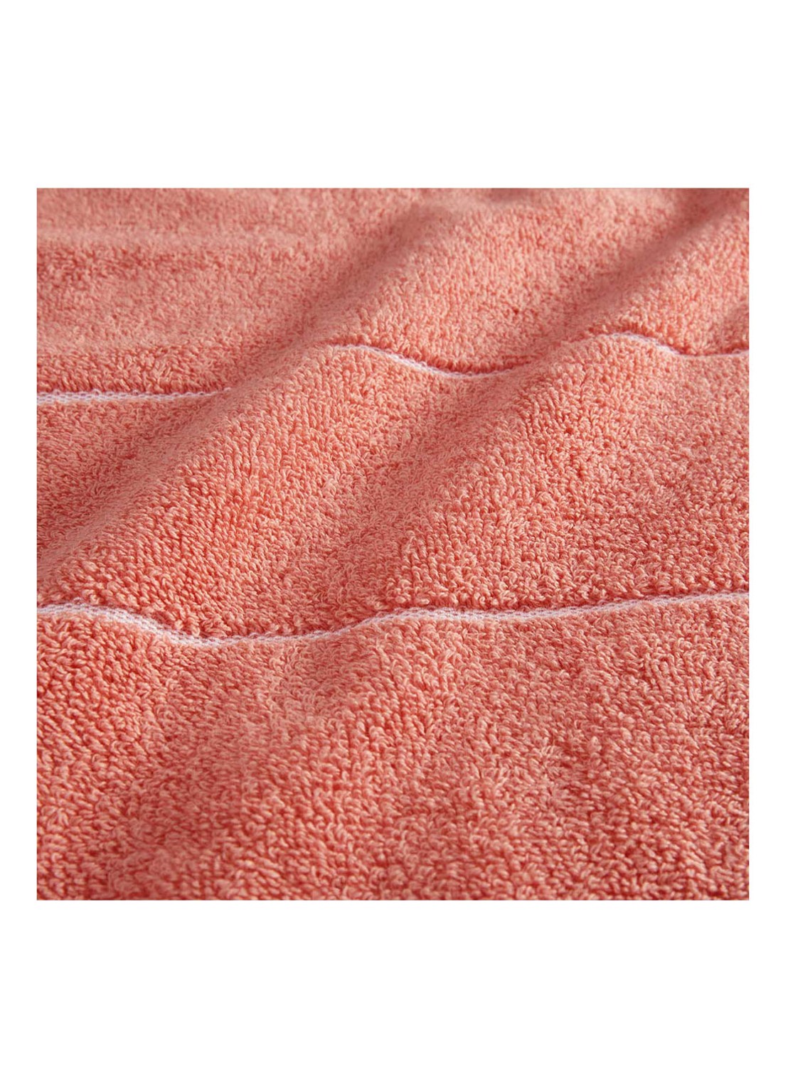 BOSS Plain badhanddoek - 600 g/m2 - 50 x 100 cm - detail 5 abrikoos