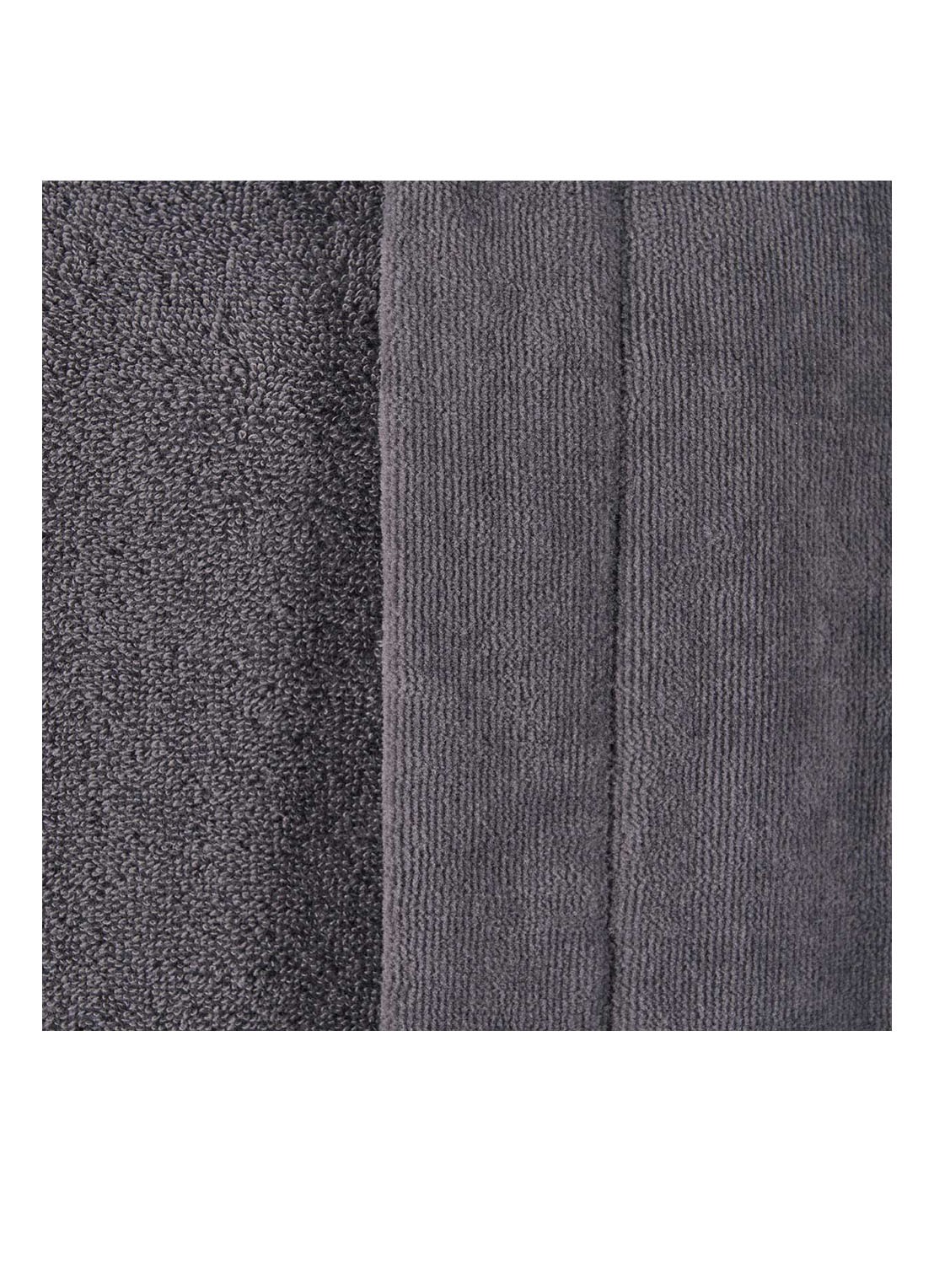 BOSS Plain badjas van katoen - detail 6 grijs