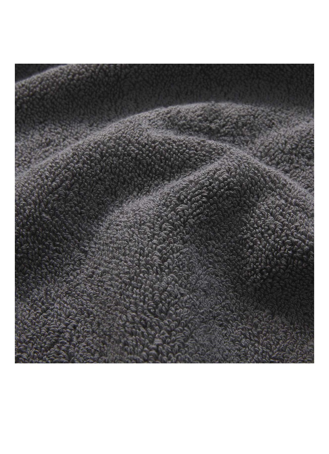 BOSS Plain badlaken - 600 gr/m2 - 100 x 150 cm - detail 5 donkergrijs