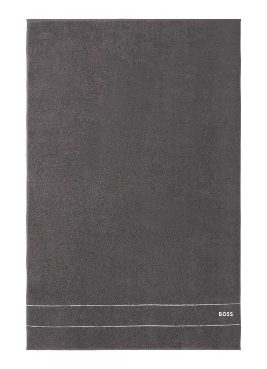 BOSS Plain badlaken - 600 gr/m2 - 100 x 150 cm - voorkant donkergrijs