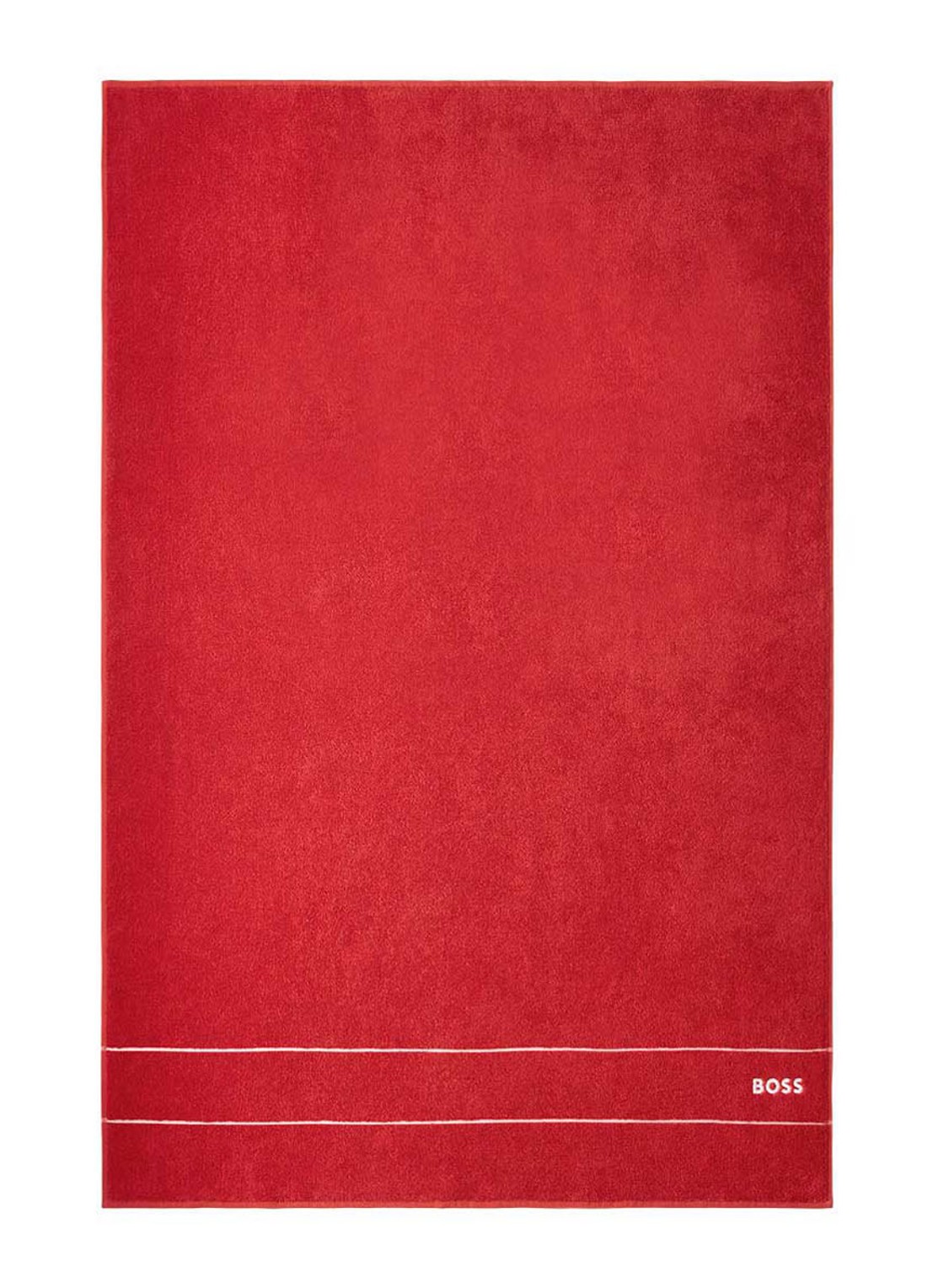 BOSS Plain badlaken - 600 gr/m2 - 100 x 150 cm - voorkant 3 rood