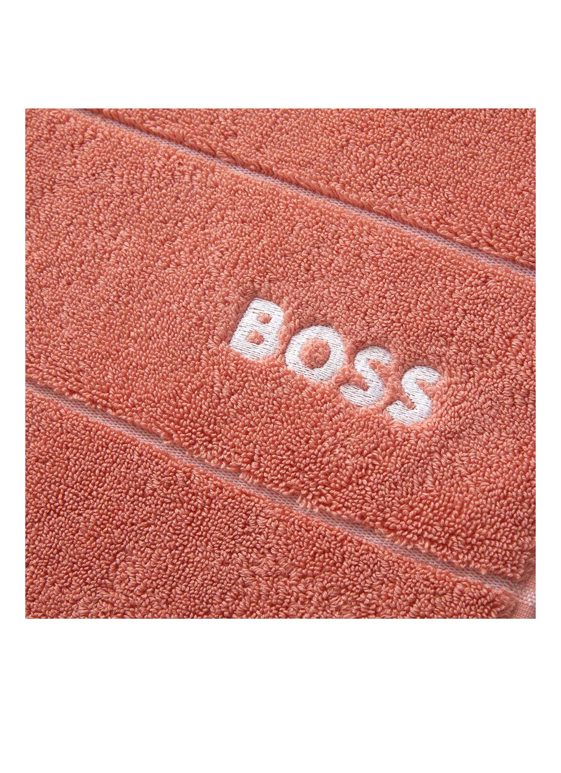 BOSS Plain badlaken - 600 gr/m2 - 100 x 150 cm - detail 2 perzikroze