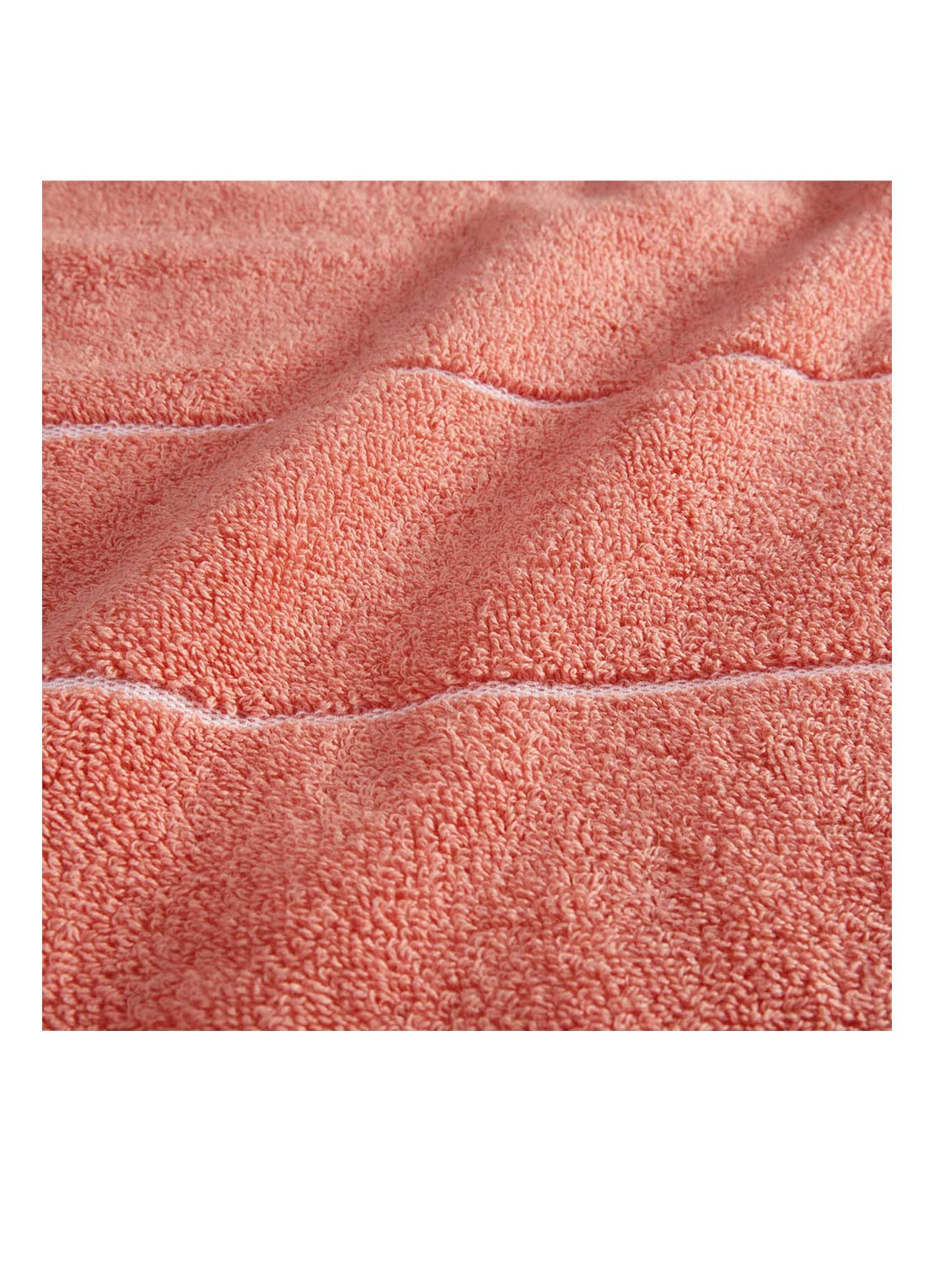 BOSS Plain badlaken - 600 gr/m2 - 100 x 150 cm - detail 3 perzikroze