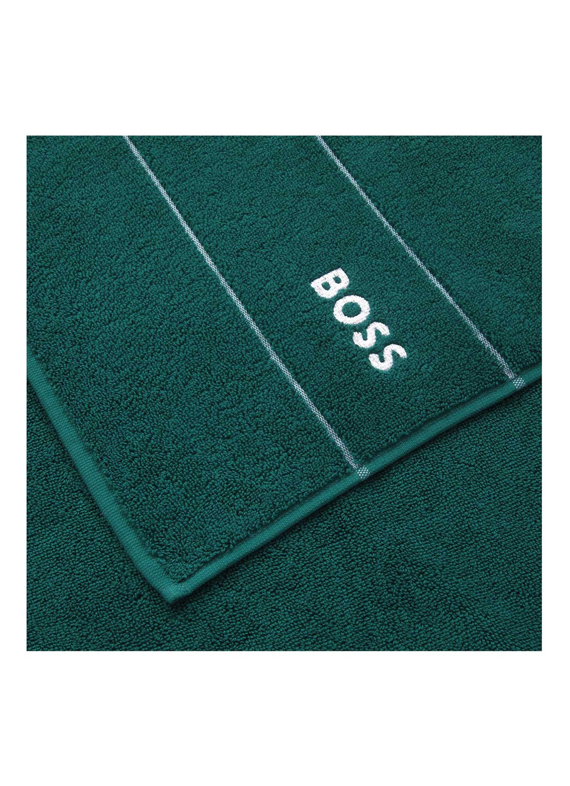 BOSS Plain badlaken - 600 gr/m2 - 70 x 140 cm - detail 3 donkergroen