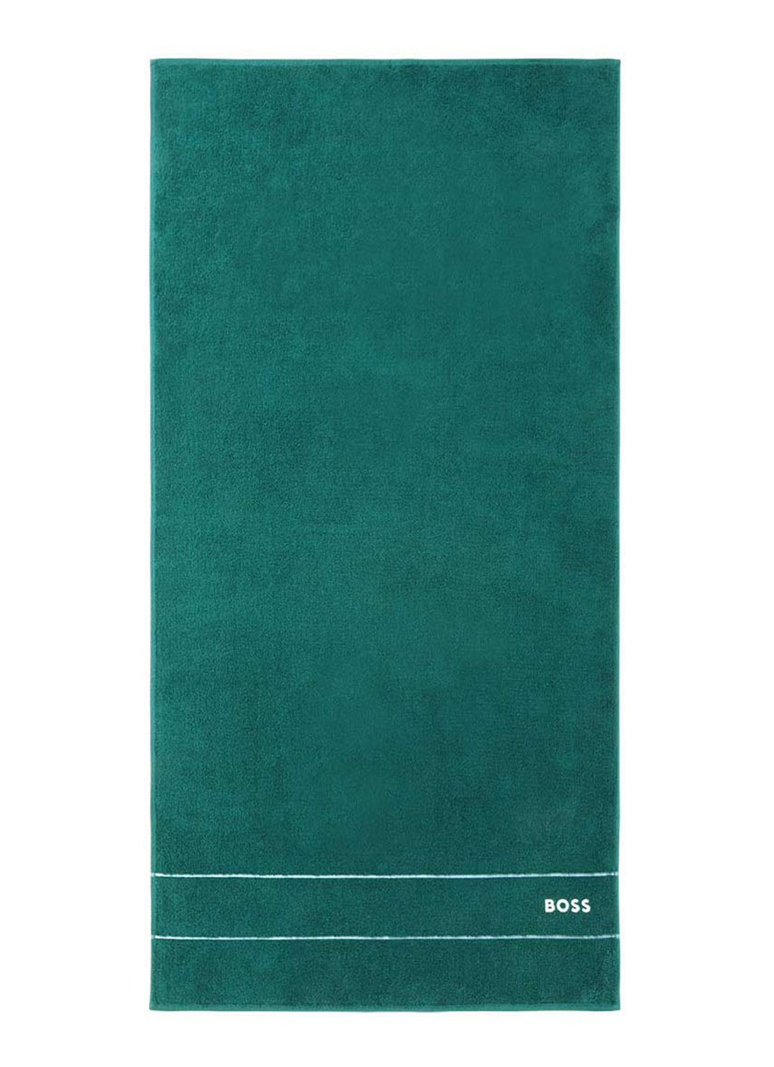 BOSS Plain badlaken - 600 gr/m2 - 70 x 140 cm - voorkant donkergroen