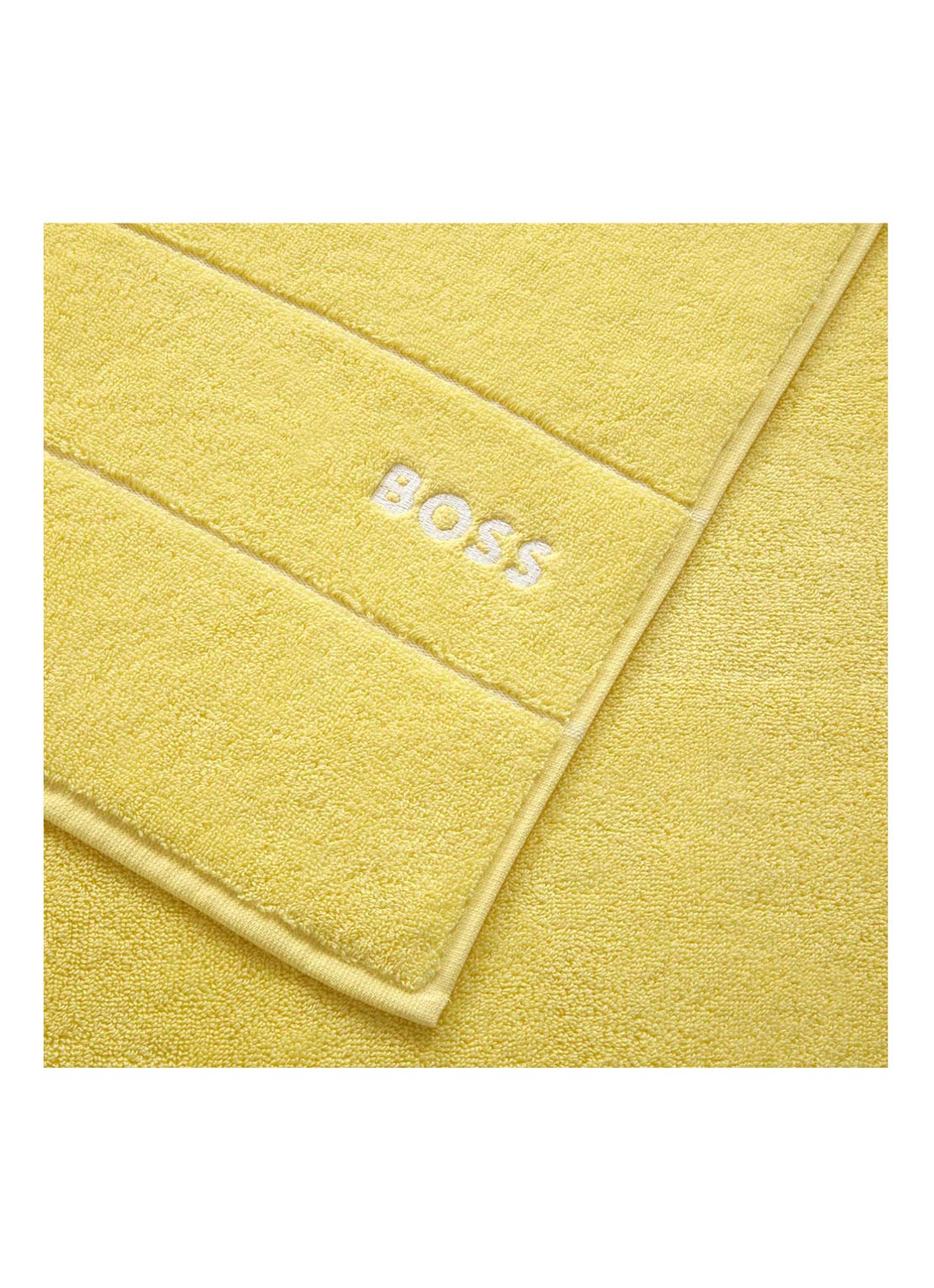 BOSS Plain badlaken - 600 gr/m2 - 70 x 140 cm - detail 3 geel