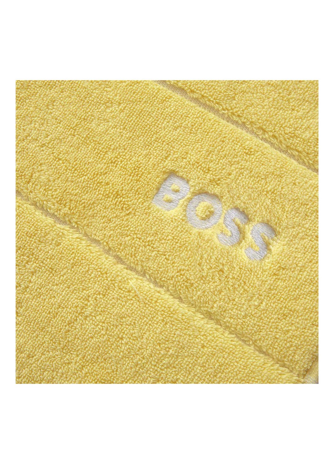 BOSS Plain badlaken - 600 gr/m2 - 70 x 140 cm - detail 4 geel
