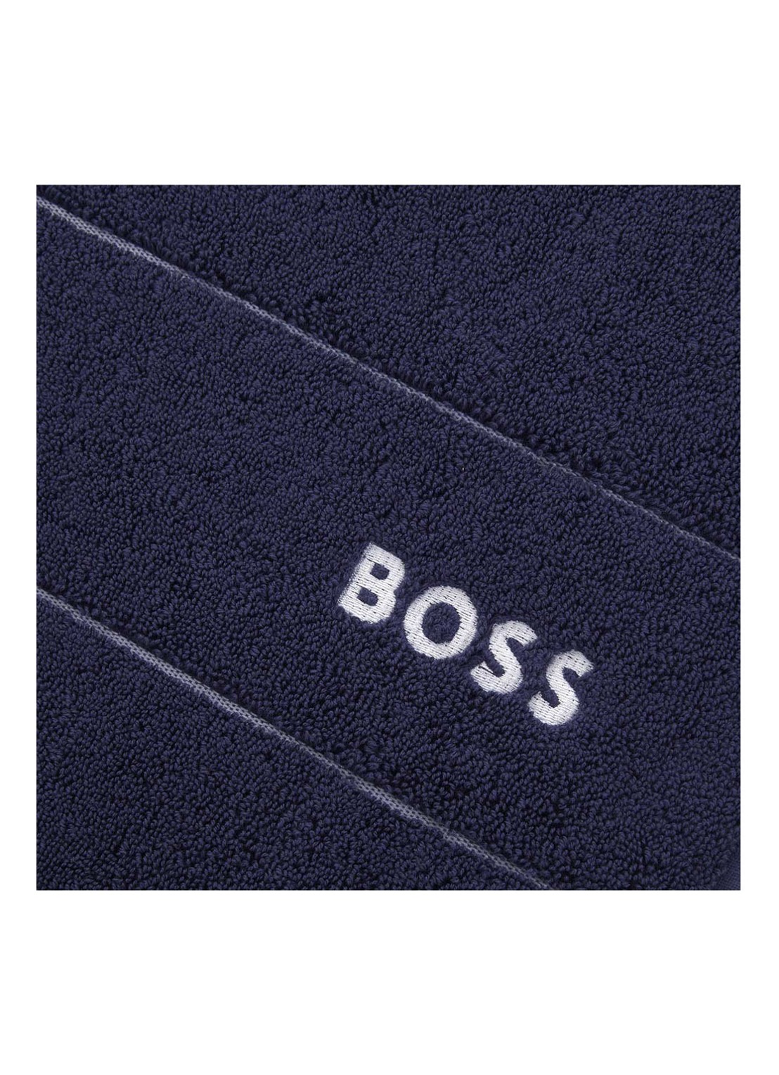 BOSS Plain badlaken - 600 gr/m2 - 70 x 140 cm - detail 4 donkerblauw