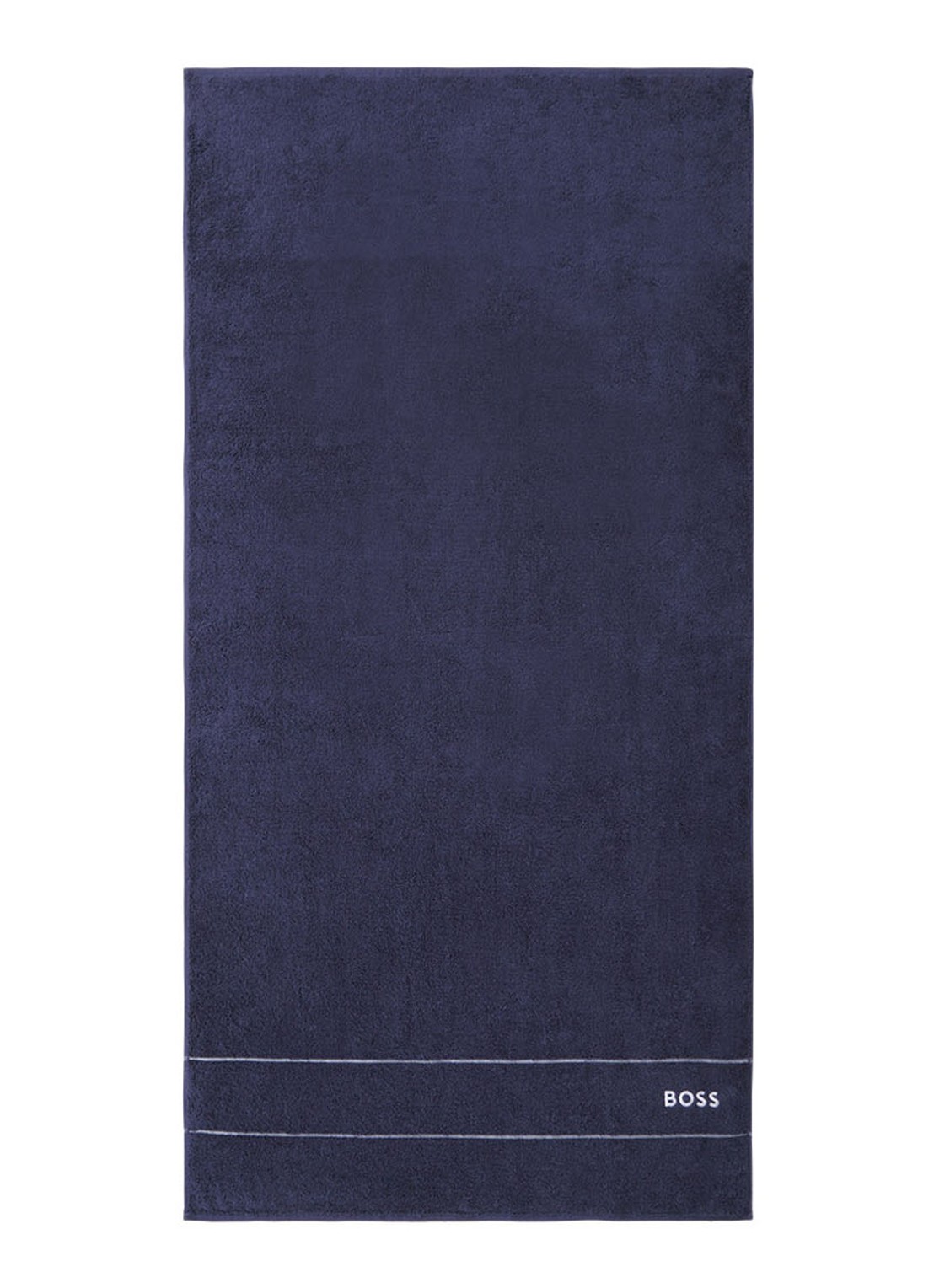 BOSS Plain badlaken - 600 gr/m2 - 70 x 140 cm - voorkant donkerblauw