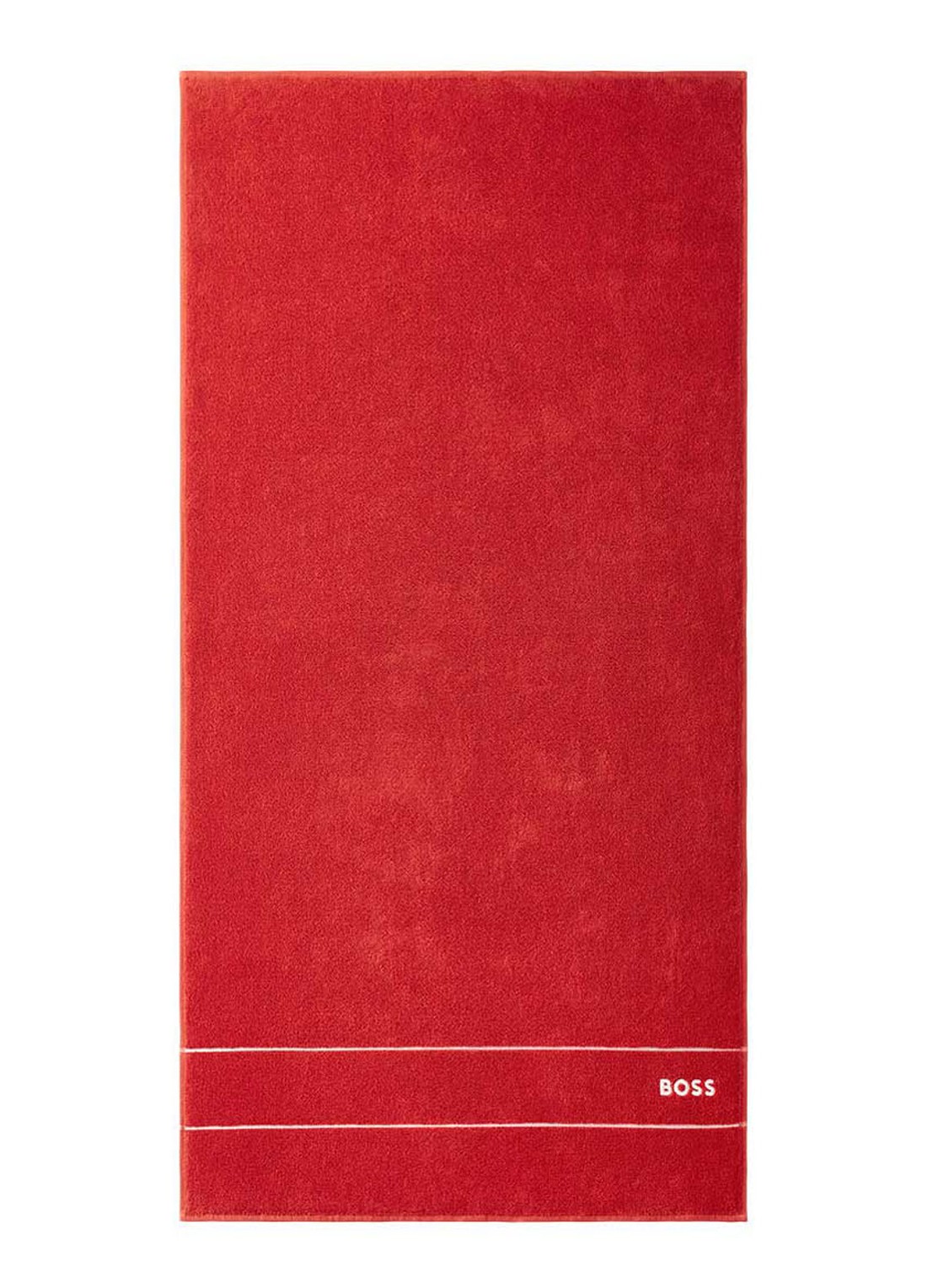 BOSS Plain badlaken - 600 gr/m2 - 70 x 140 cm - voorkant 3 rood