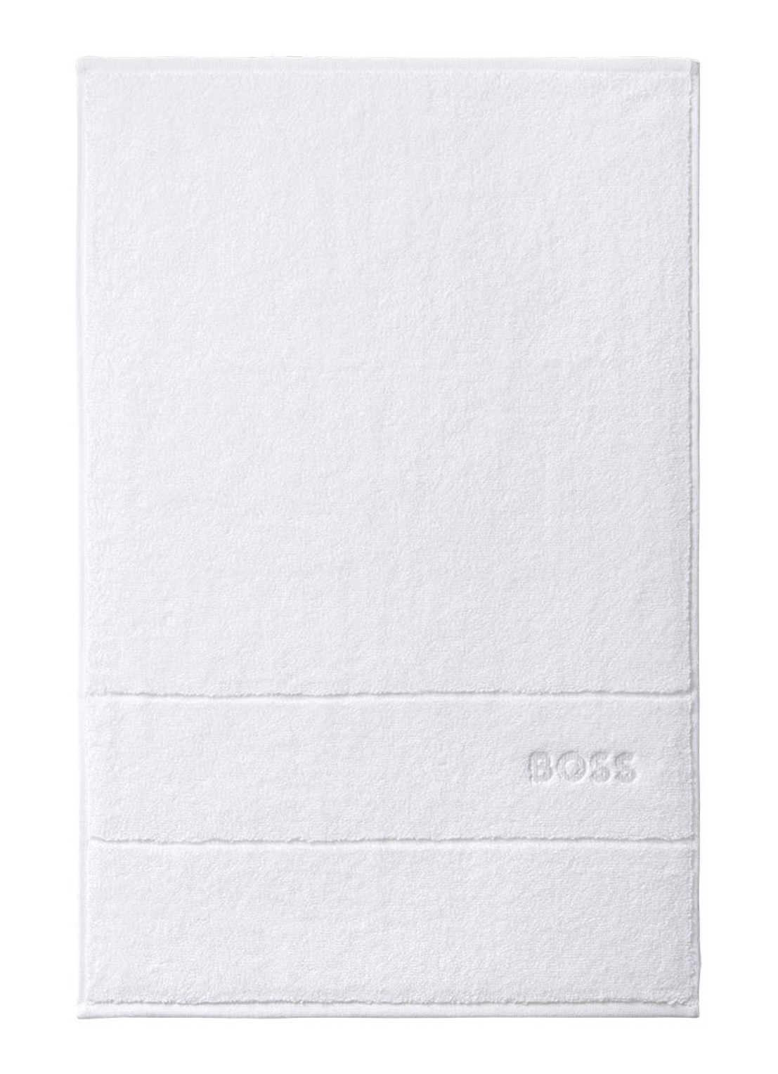BOSS Plain gastendoek - 600 gr/m2 - 40 x 60 cm - voorkant 3 staalblauw