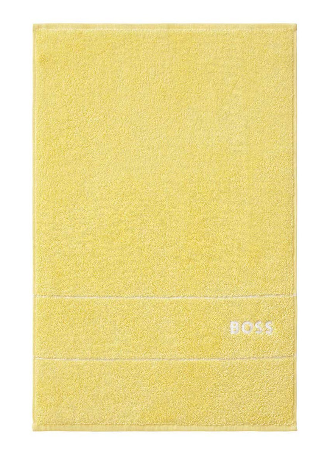 BOSS Plain gastendoek - 600 gr/m2 - 40 x 60 cm - voorkant 4 lime
