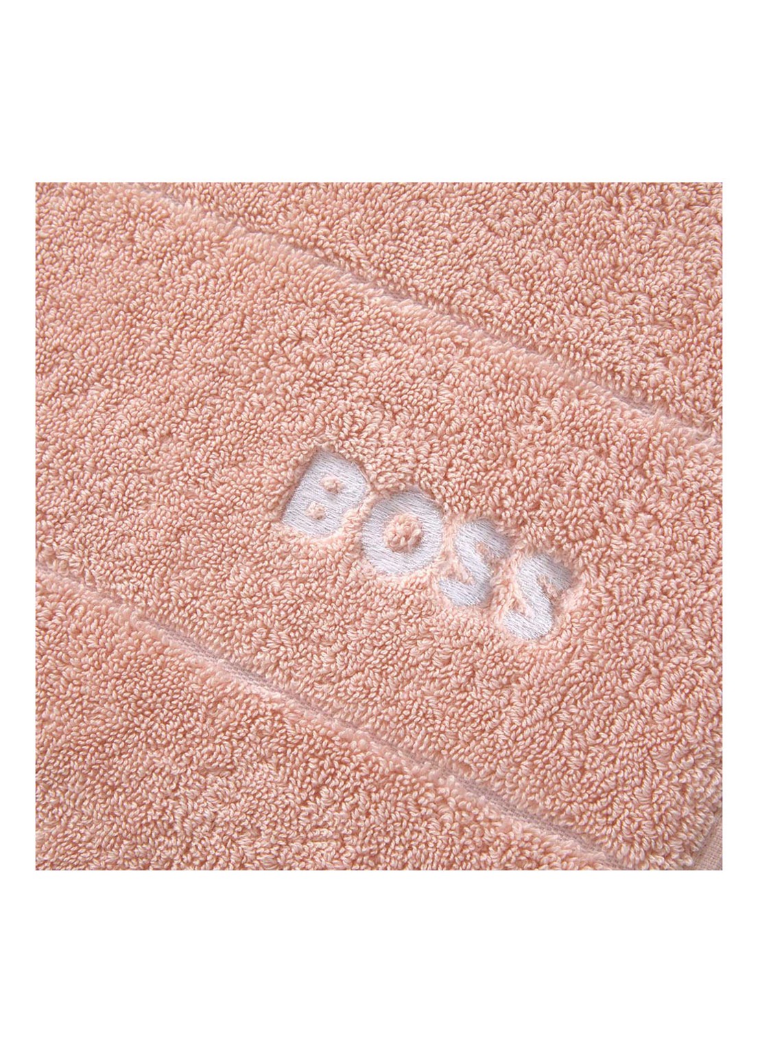 BOSS Plain gastendoek - 600 gr/m2 - 40 x 60 cm - detail 2 lichtroze