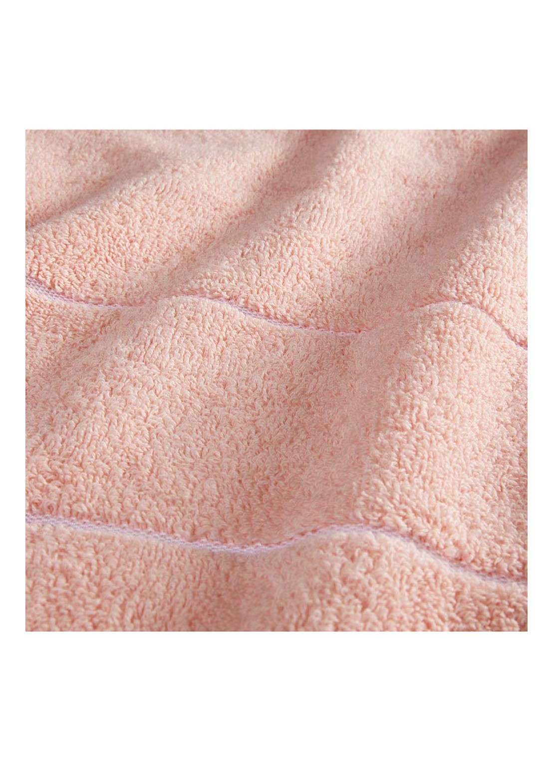 BOSS Plain gastendoek - 600 gr/m2 - 40 x 60 cm - detail 3 lichtroze