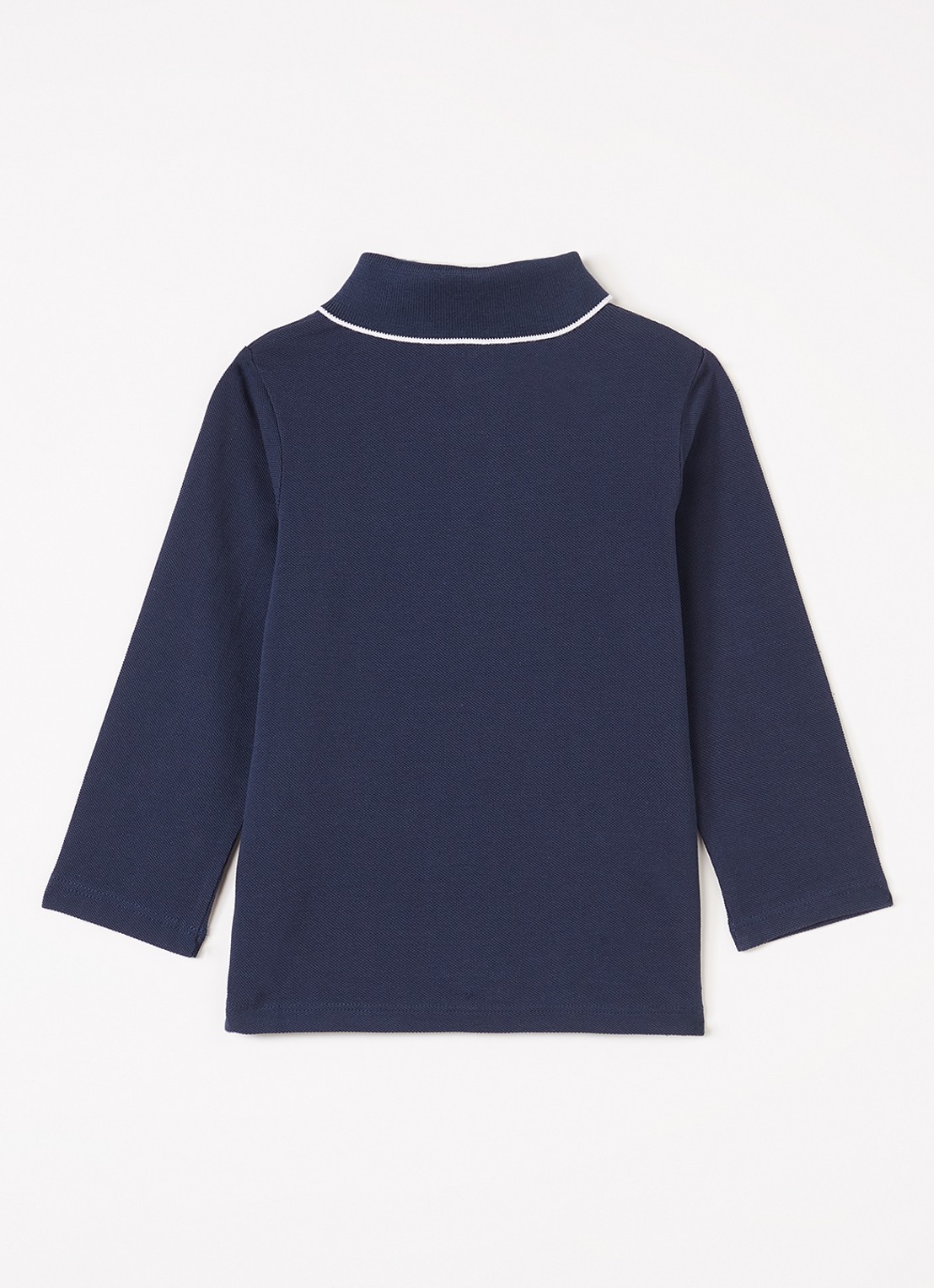 BOSS Polo met logo - voorkant 2 donkerblauw