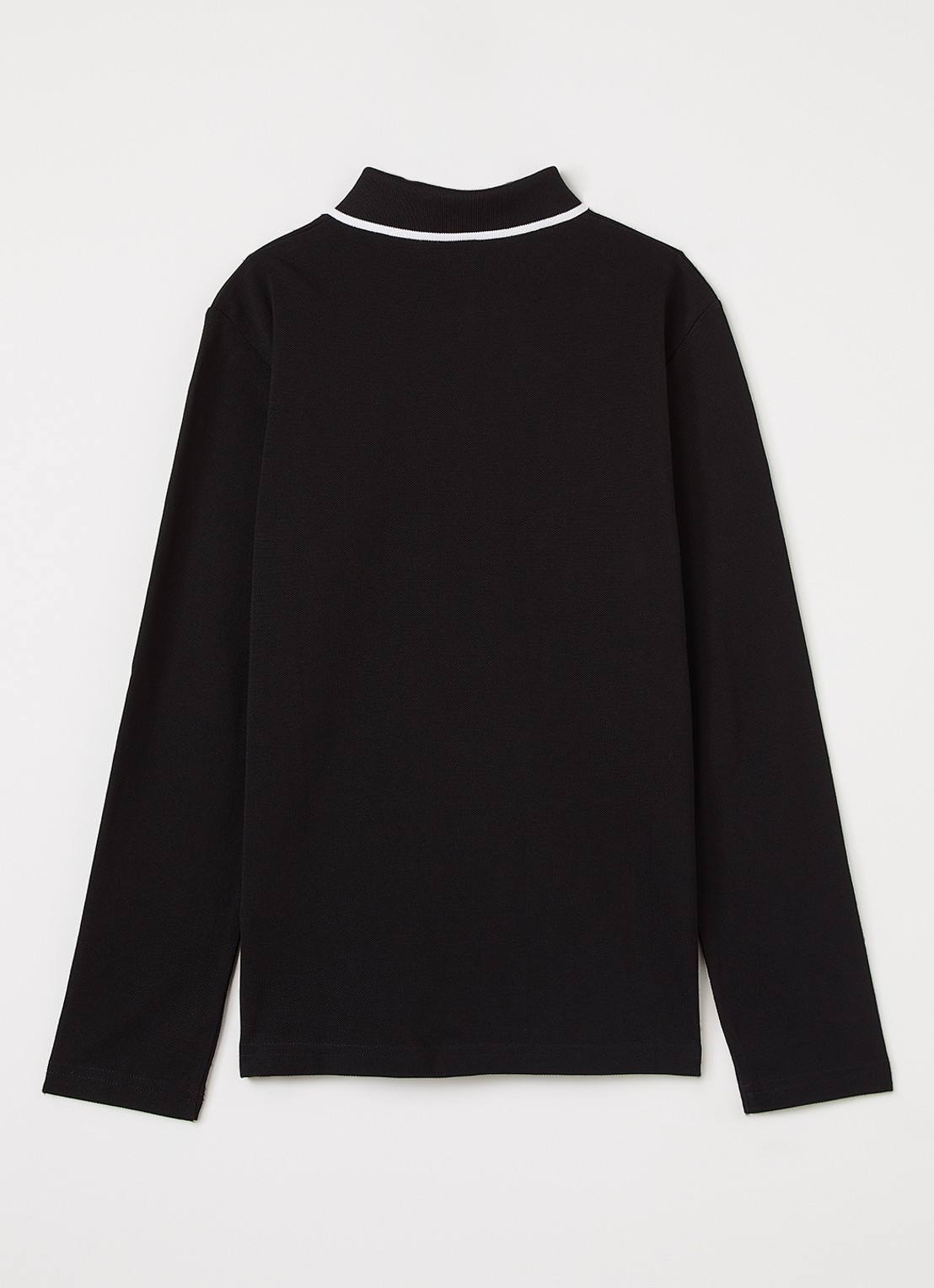 BOSS Polo met logo - voorkant 2 zwart