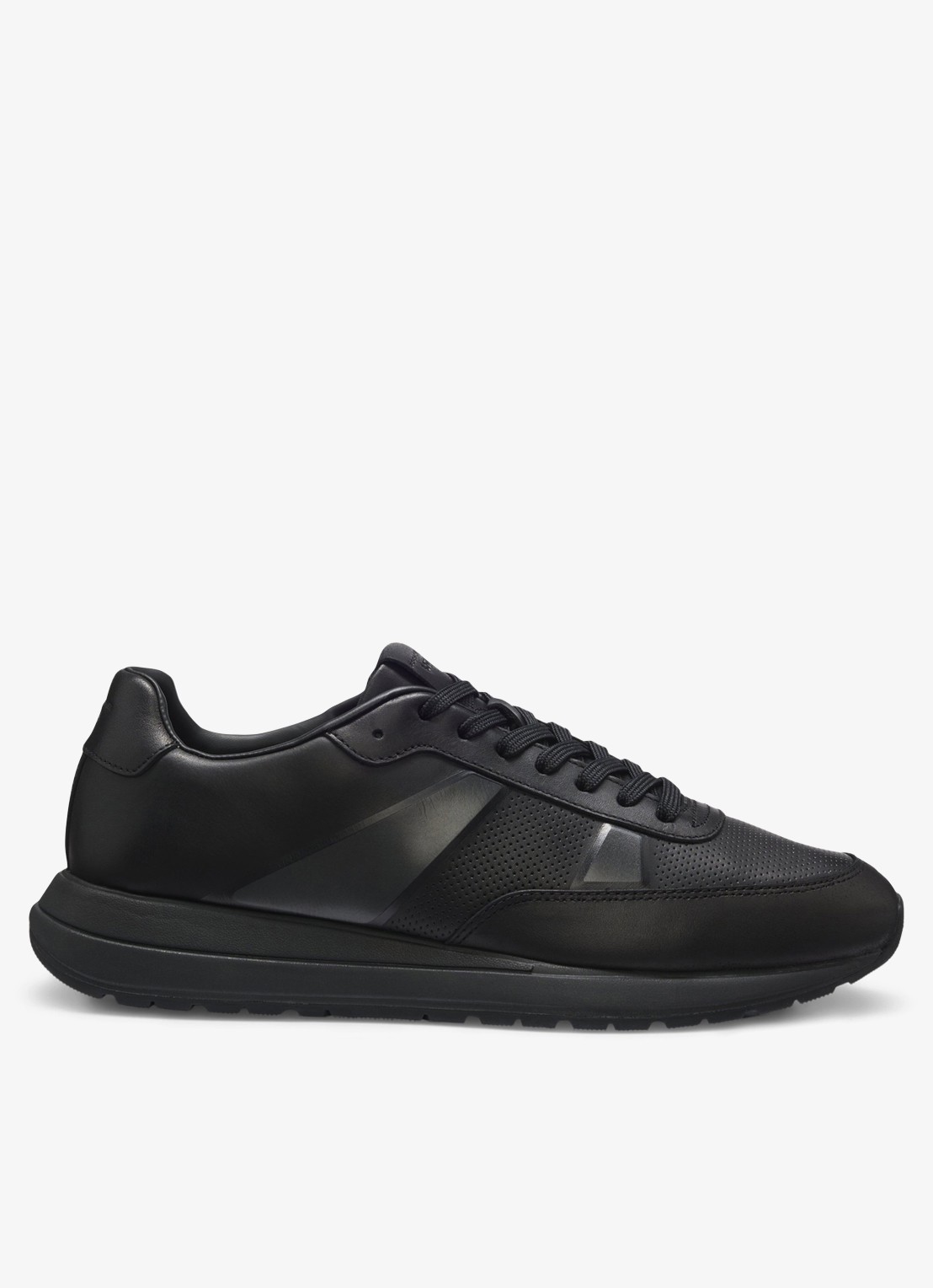 BOSS Porsche x BOSS sneaker met logo - voorkant black-005 / zwart